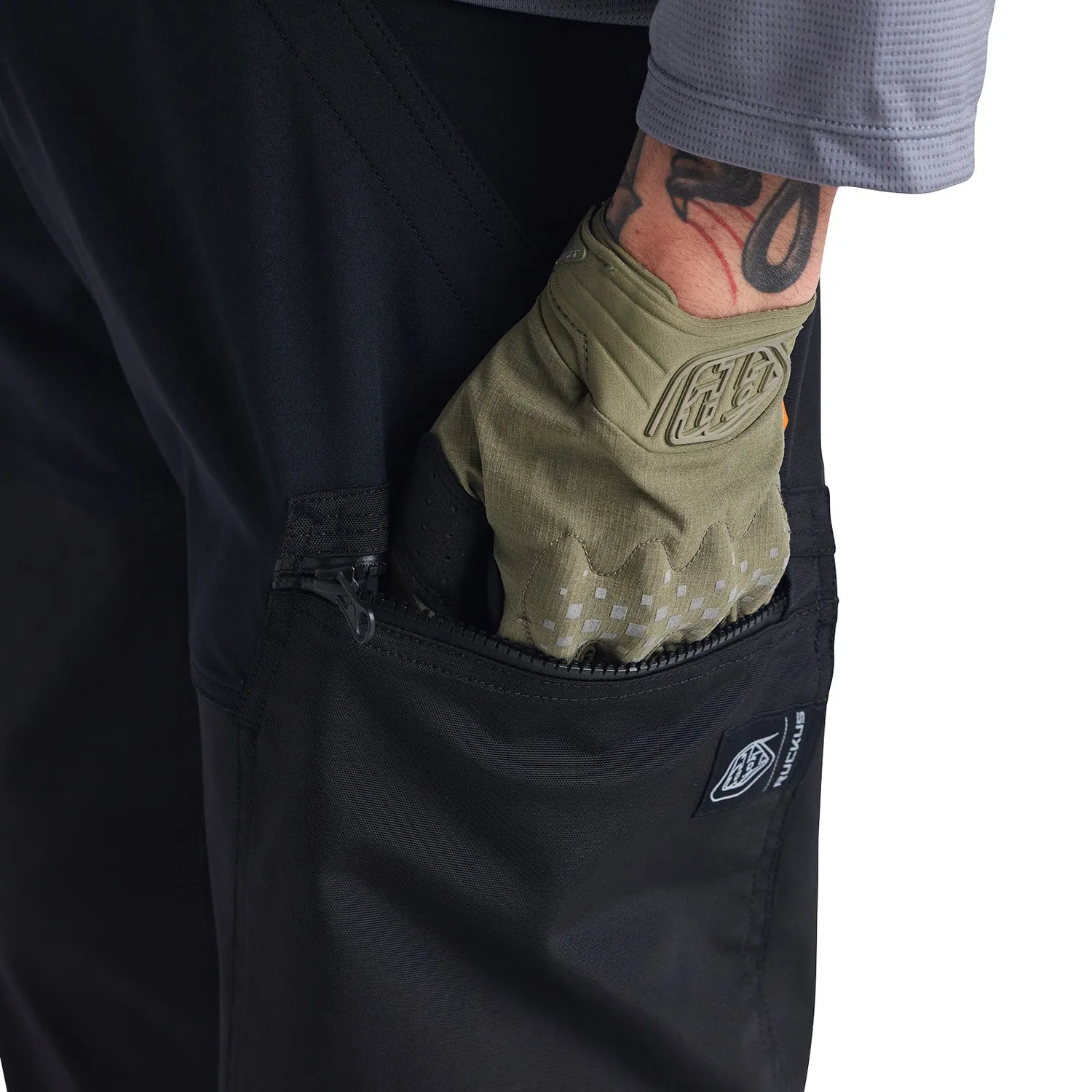 Troy Lee Designs Ruckus Cargo pantaloni bici neri Mono Black