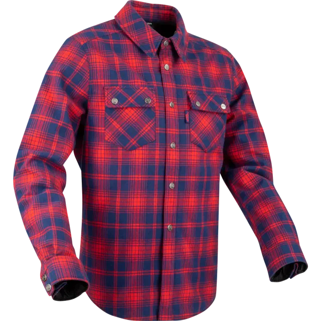 Segura Sierra camicia moto blu rosso impermeabile
