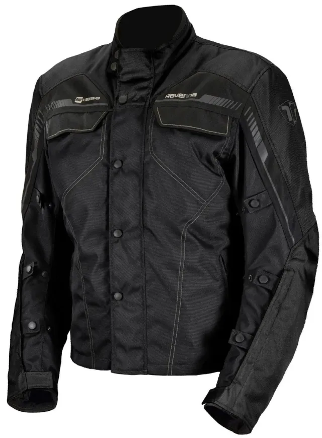 Ravenna Moto 4S Giacca Moto Nero 4 stagioni impermeabile