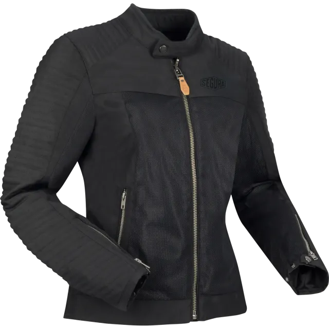 Segura Lady Dikinson giacca moto donna nero riciclata
