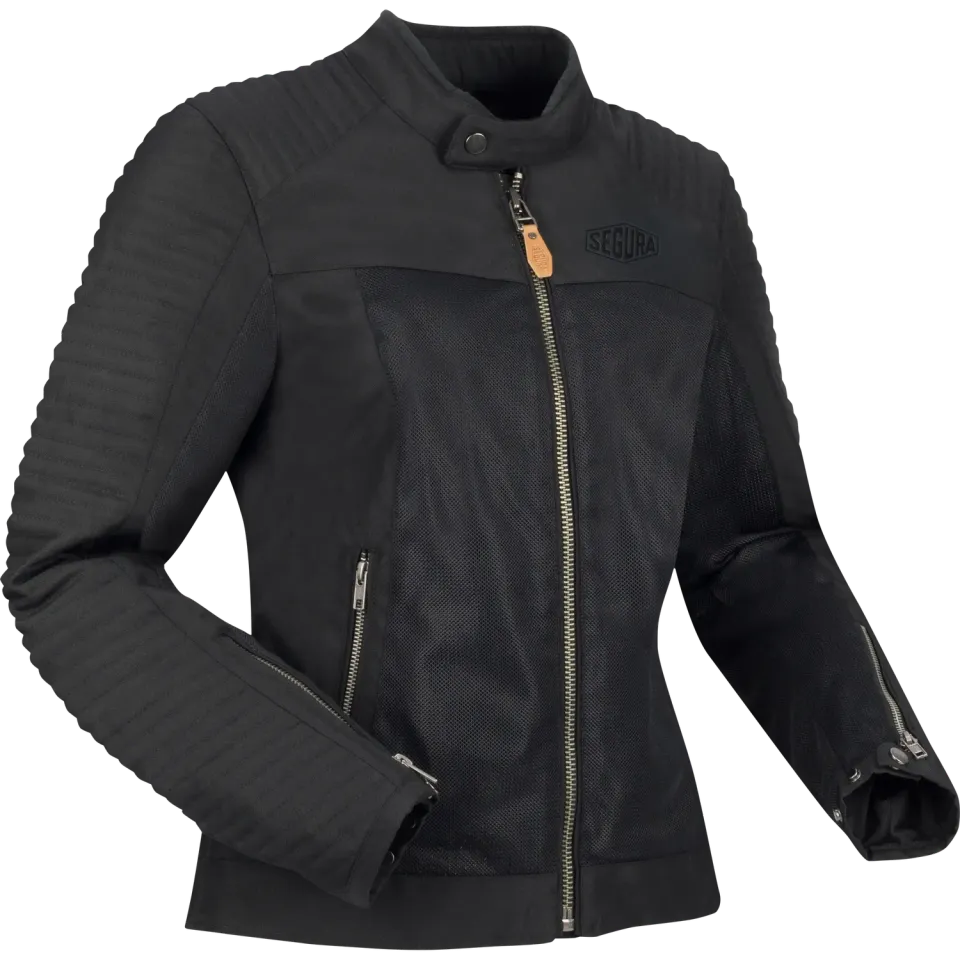 Segura Lady Dikinson giacca moto donna nero riciclata