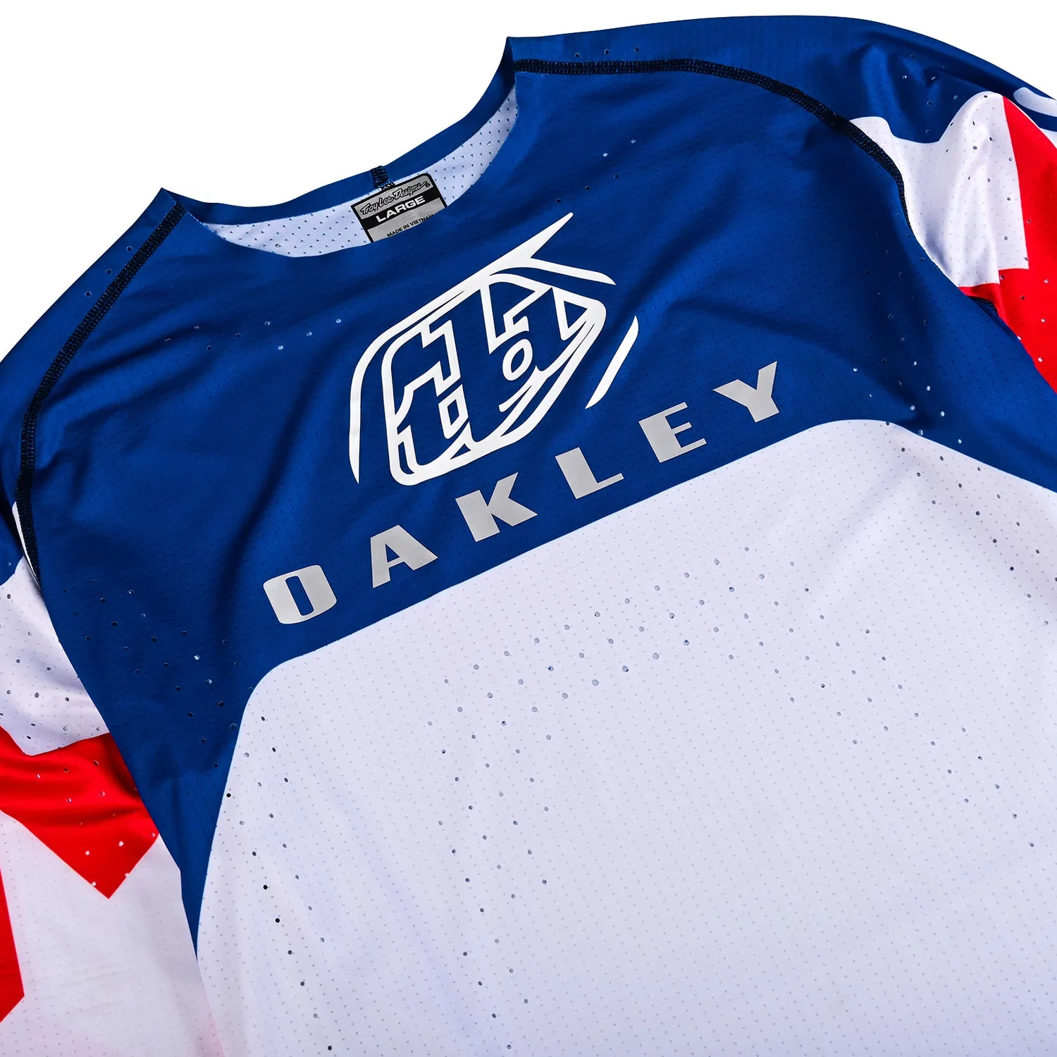 Troy Lee Designs SE Ultra maglia motocross vision white blue