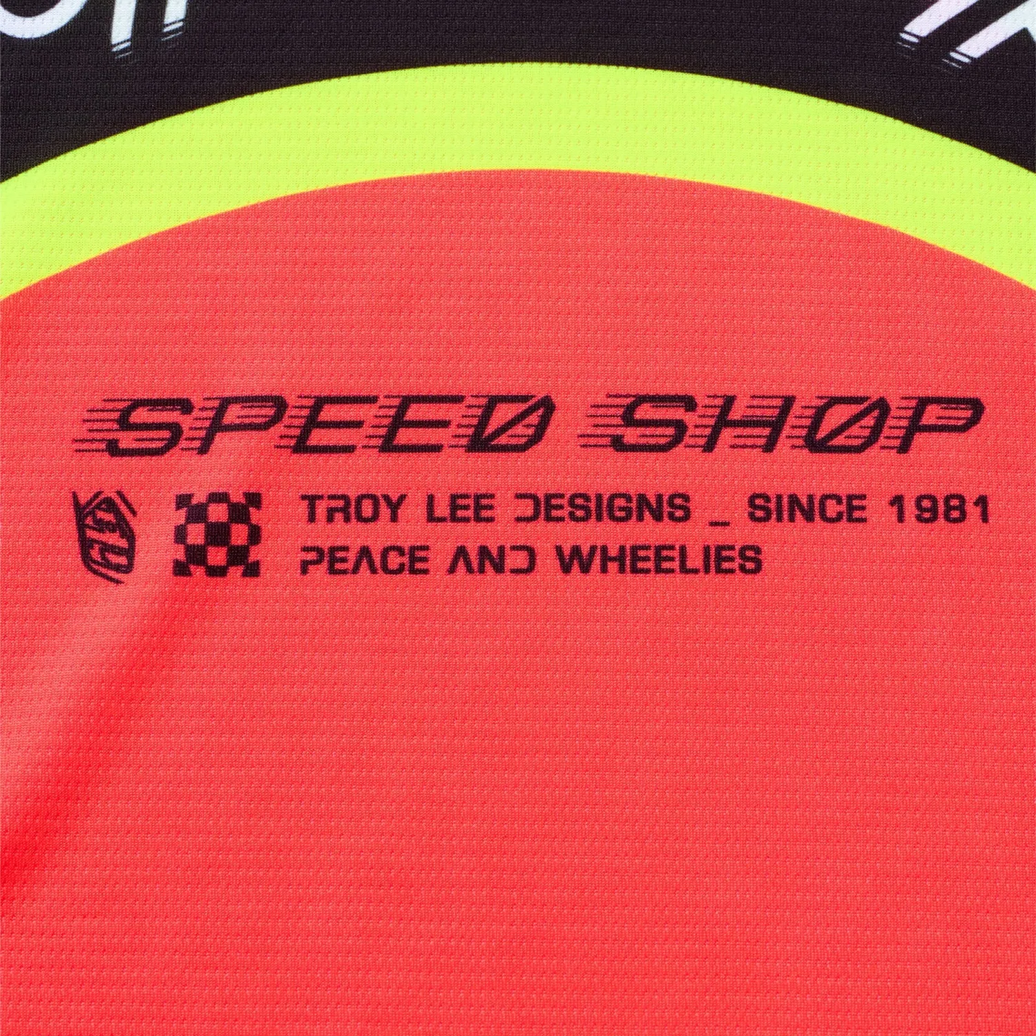 Troy Lee Designs GP Pro Swerve maglia moto rosso giallo fluo