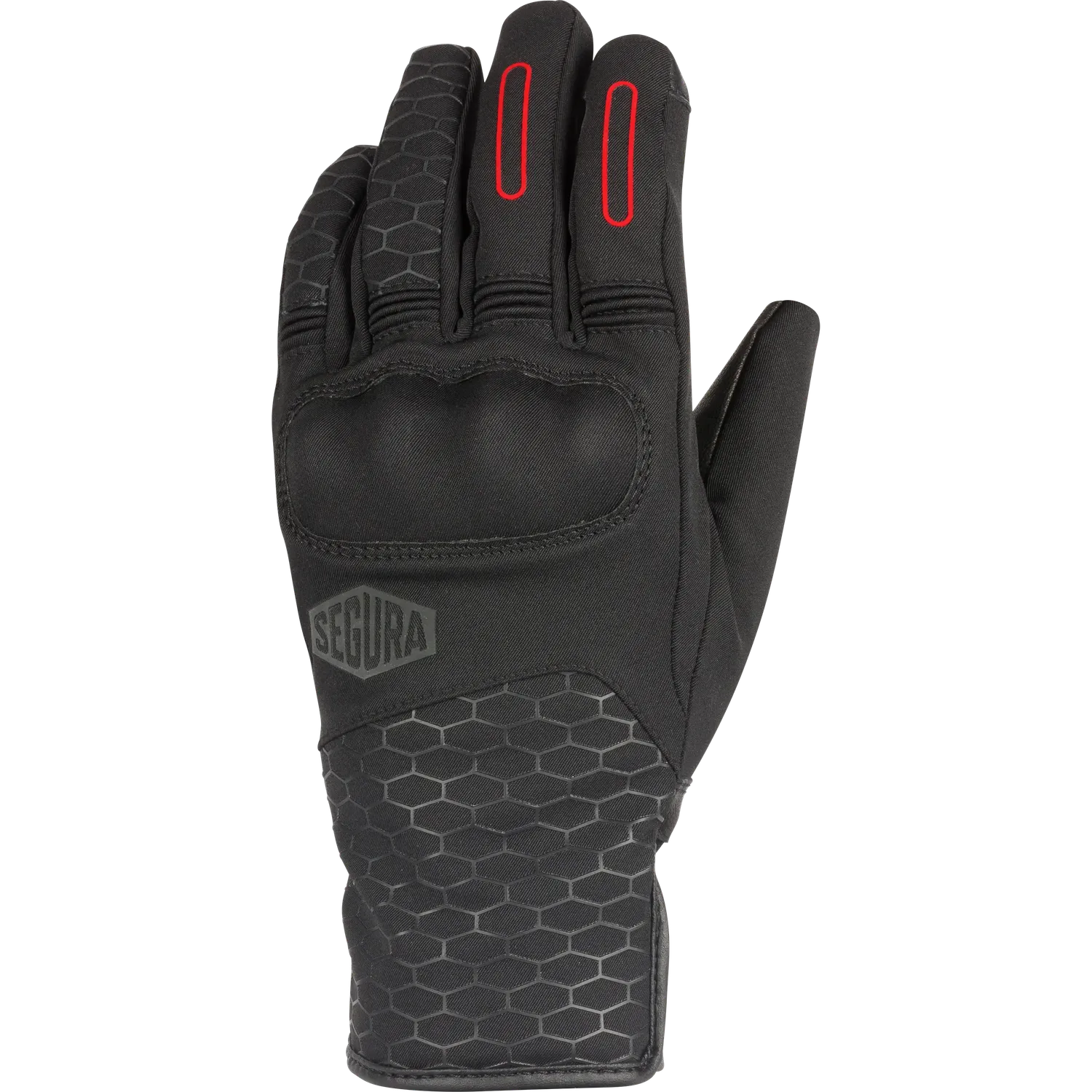 Segura Lady Natcho guanti moto nero rosso T8
