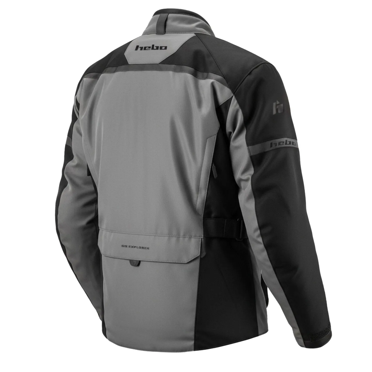 Hebo DS Explorer HE4741G giacca moto grigia impermeabile
