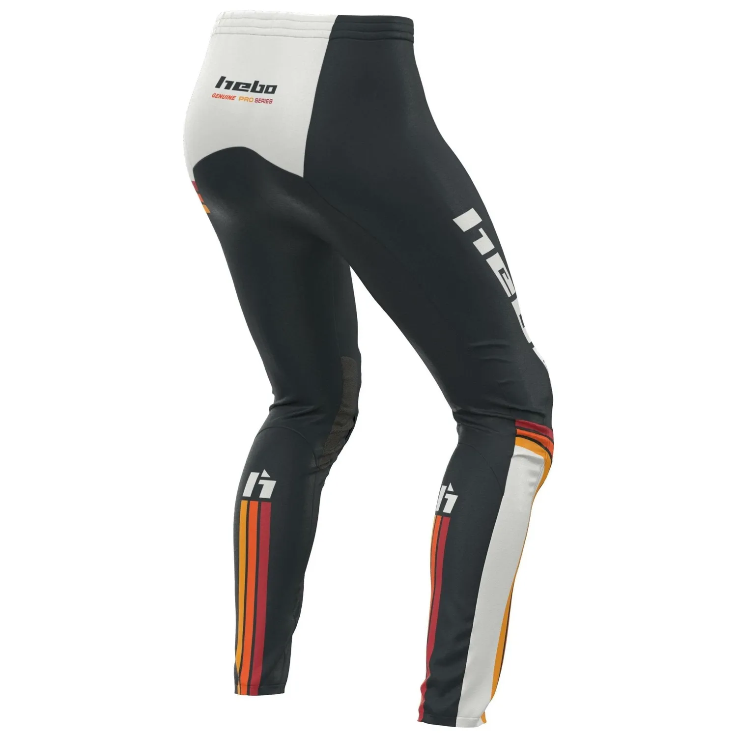 Hebo Pro Trial Retro pantaloni trial rossi ginocchiere