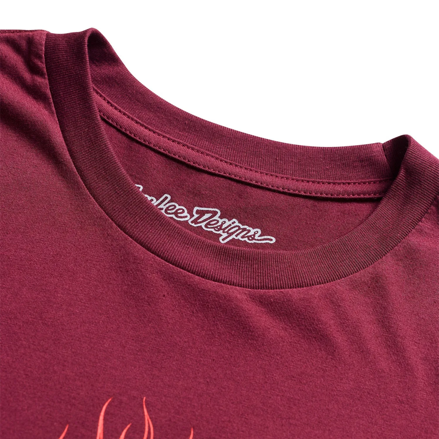 Troy Lee Designs Flame2 T-Shirt Uomo Sangria Cotone