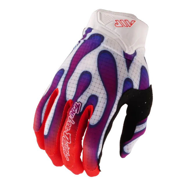 Troy Lee Designs Air guanti moto bianco viola