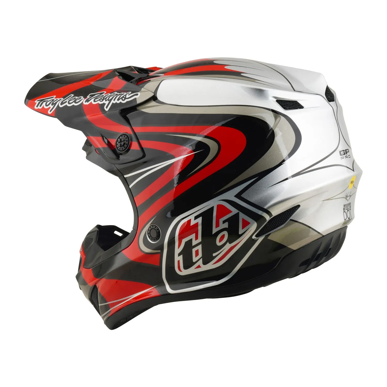 Troy Lee Designs GP Pro casco moto Pulse Red MIPS