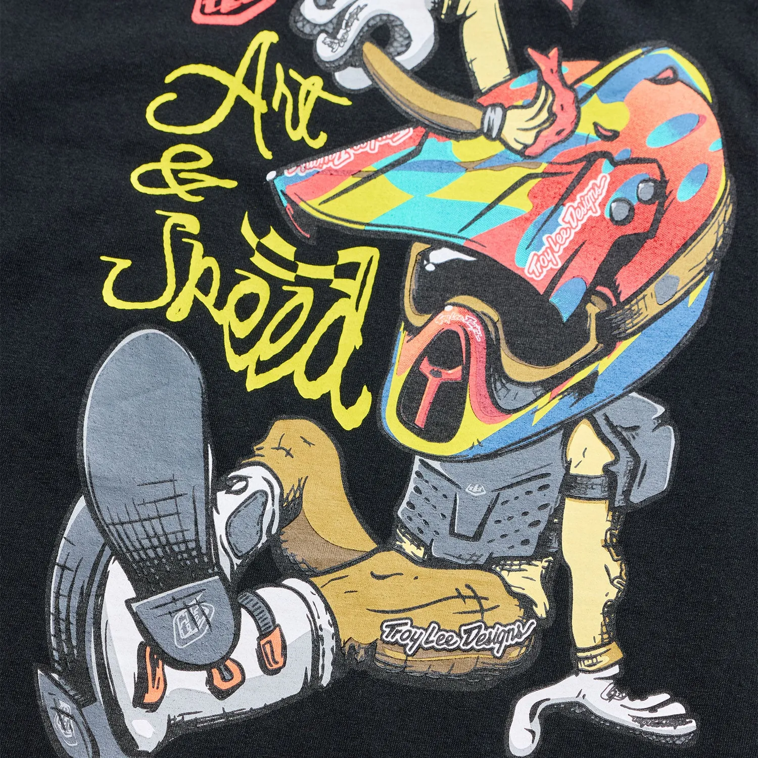 Troy Lee Designs Heritage t-shirt ragazzo Black