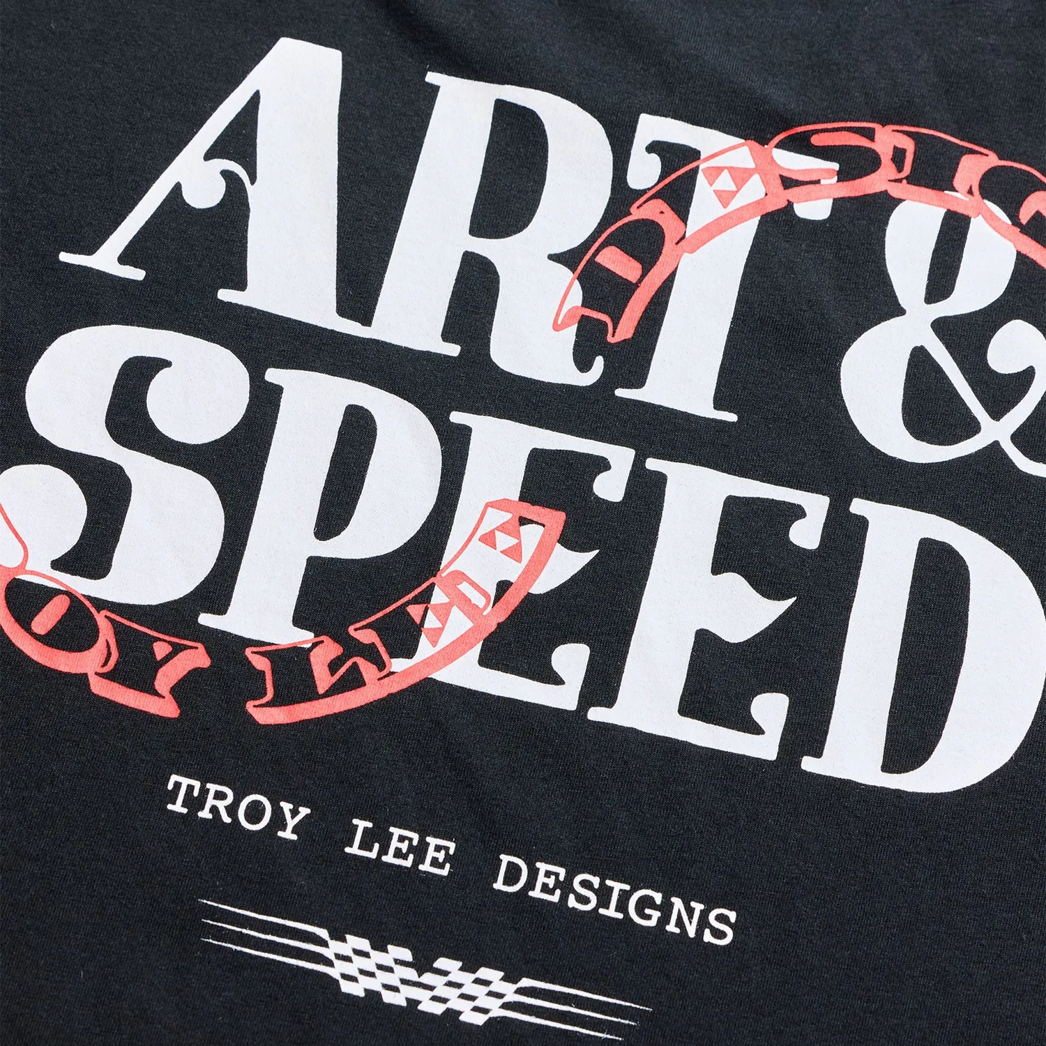 Troy Lee Designs Pink Slips t-shirt nera manica corta cotone
