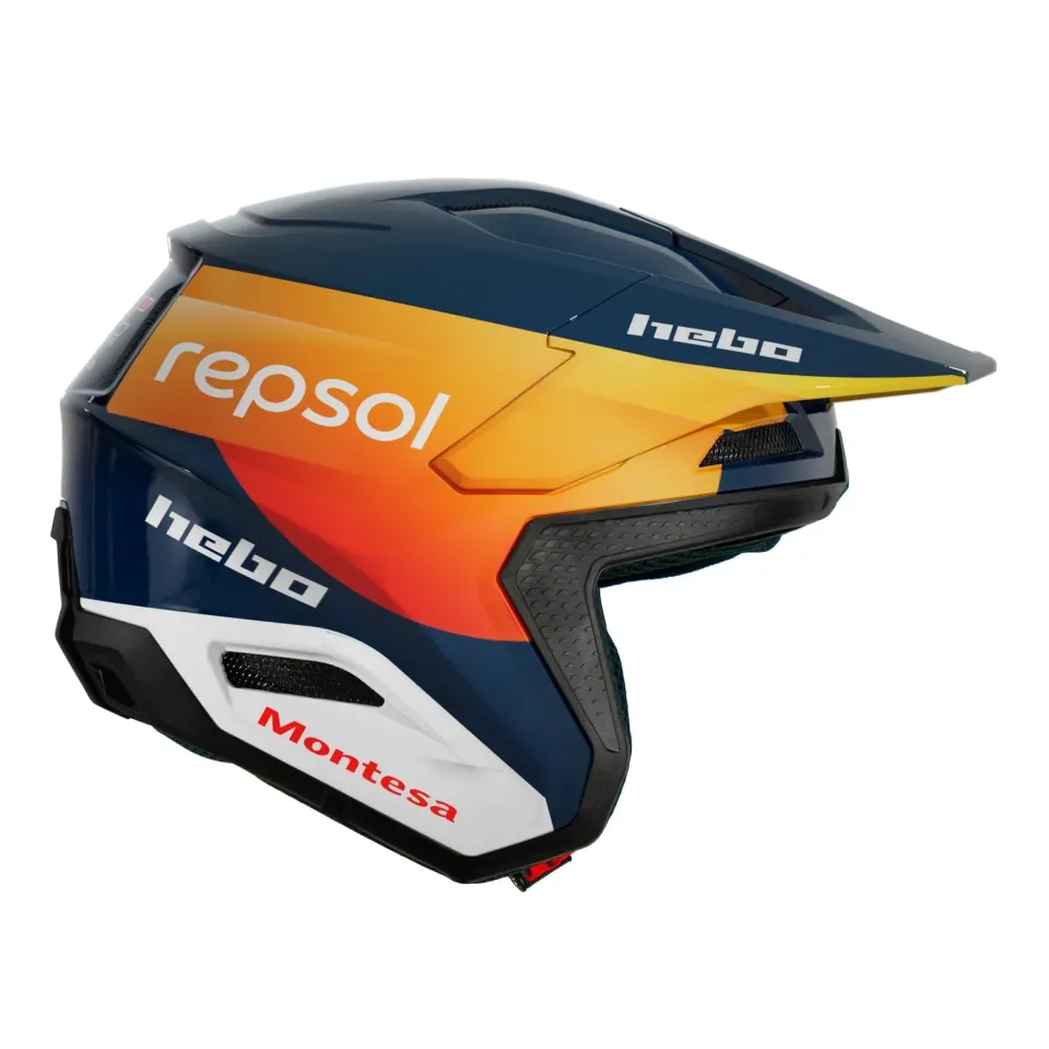 Hebo Zone Pro Montesa Team casco trial ECE 22-06