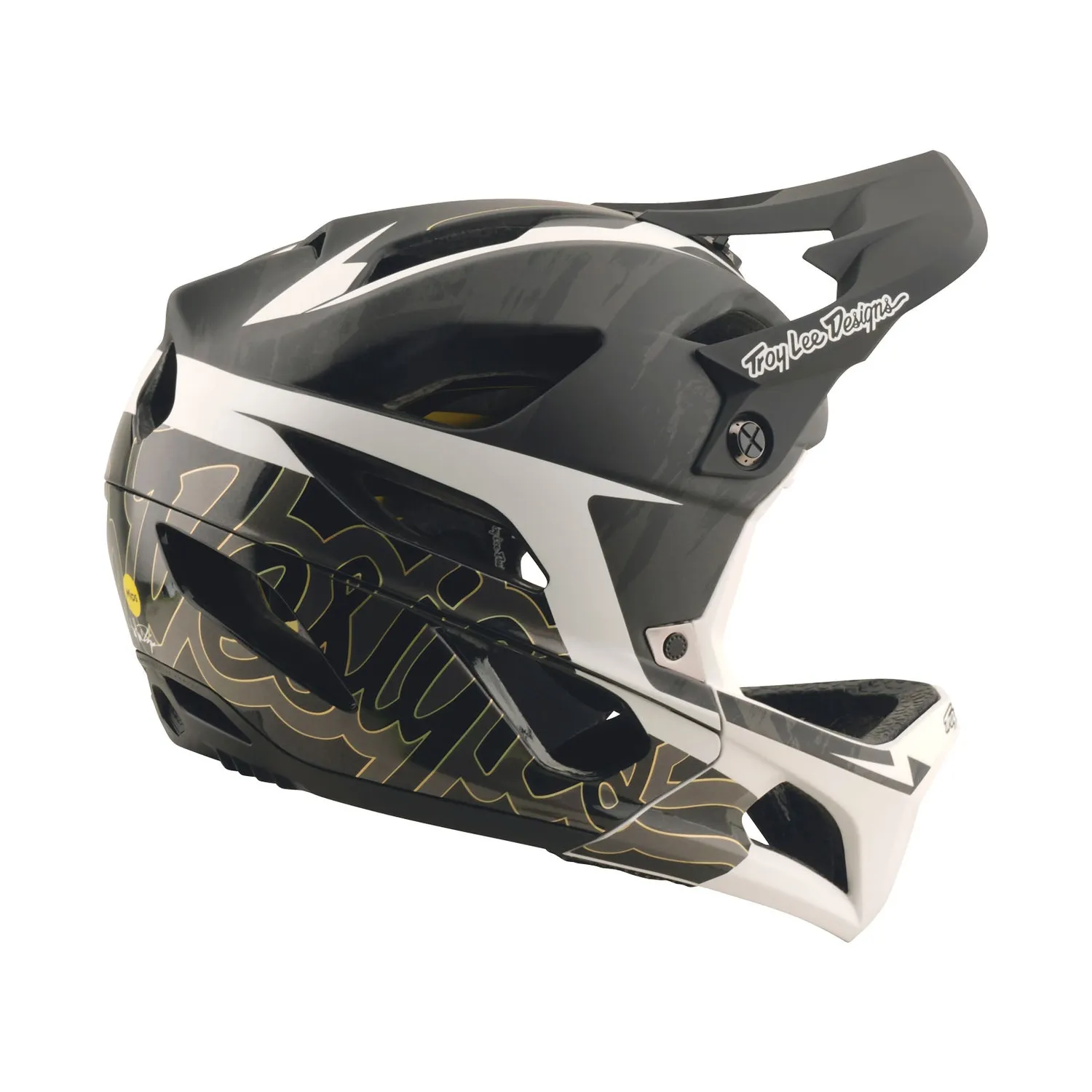Troy Lee Designs Stage MIPS Casco Full Face Alpine Black