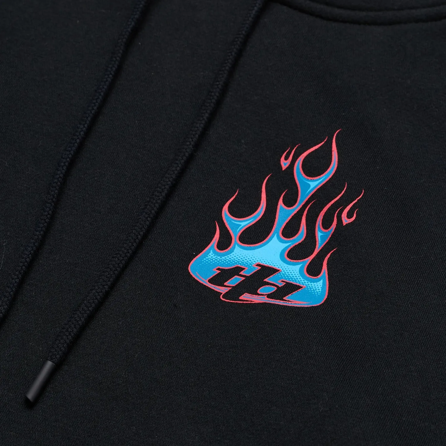 Troy Lee Designs Torched felpa nera con cappuccio