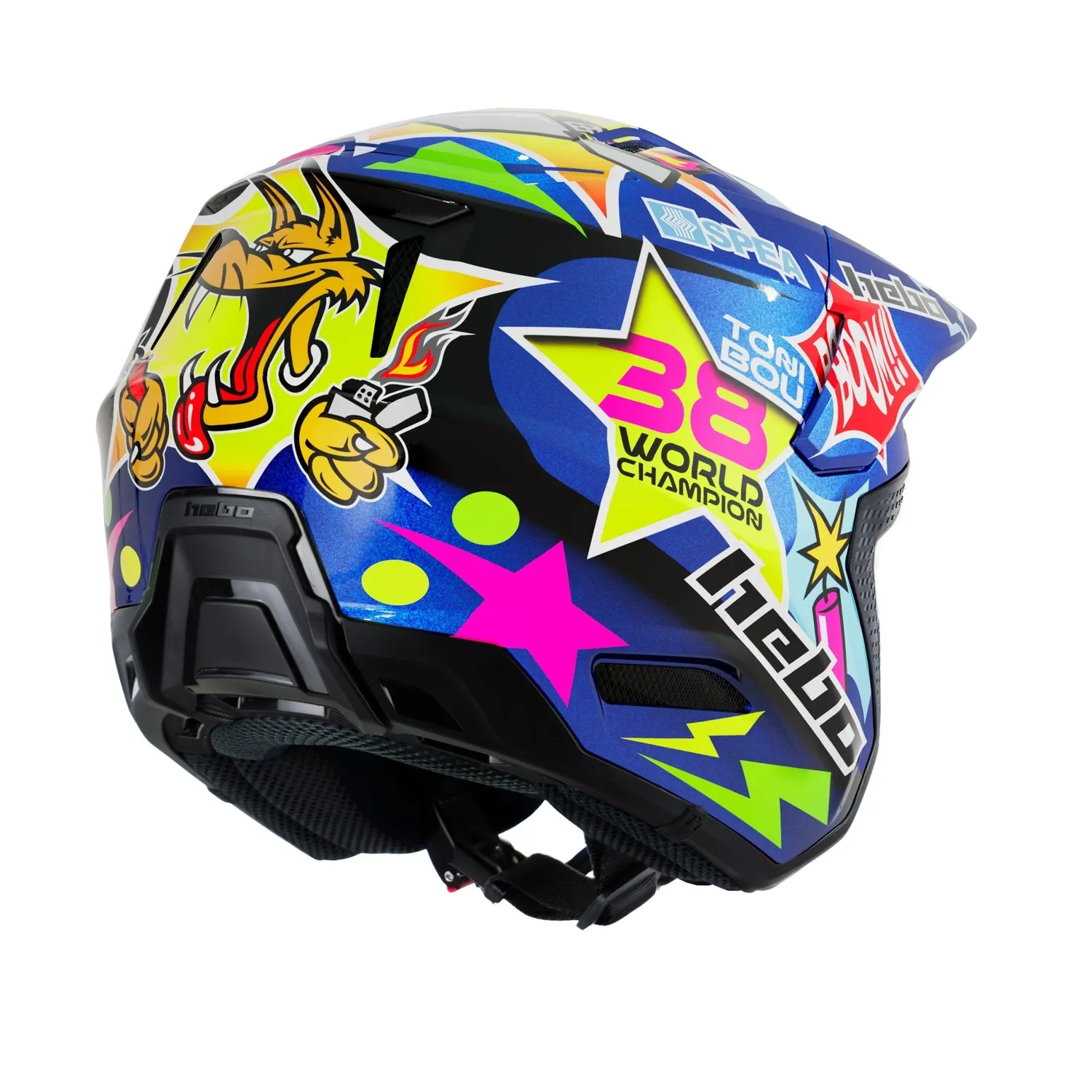 Hebo Zone Pro Toni Bou casco trial fibra 1050 g