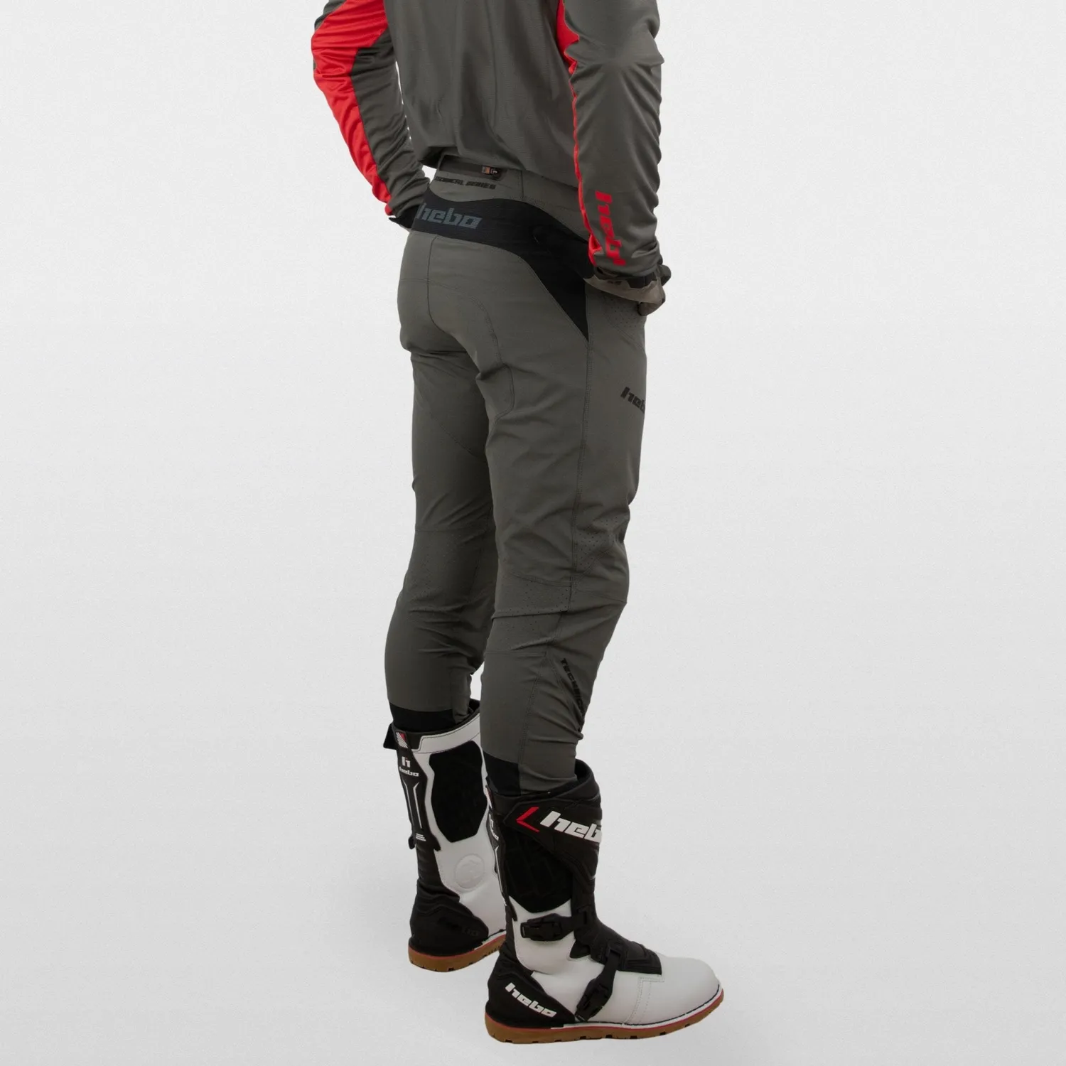 Hebo Tech pantaloni trial grigi protettivi