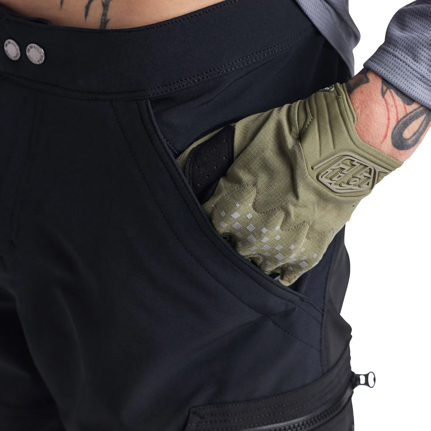 Troy Lee Designs Ruckus Cargo pantaloni bici neri Mono Black