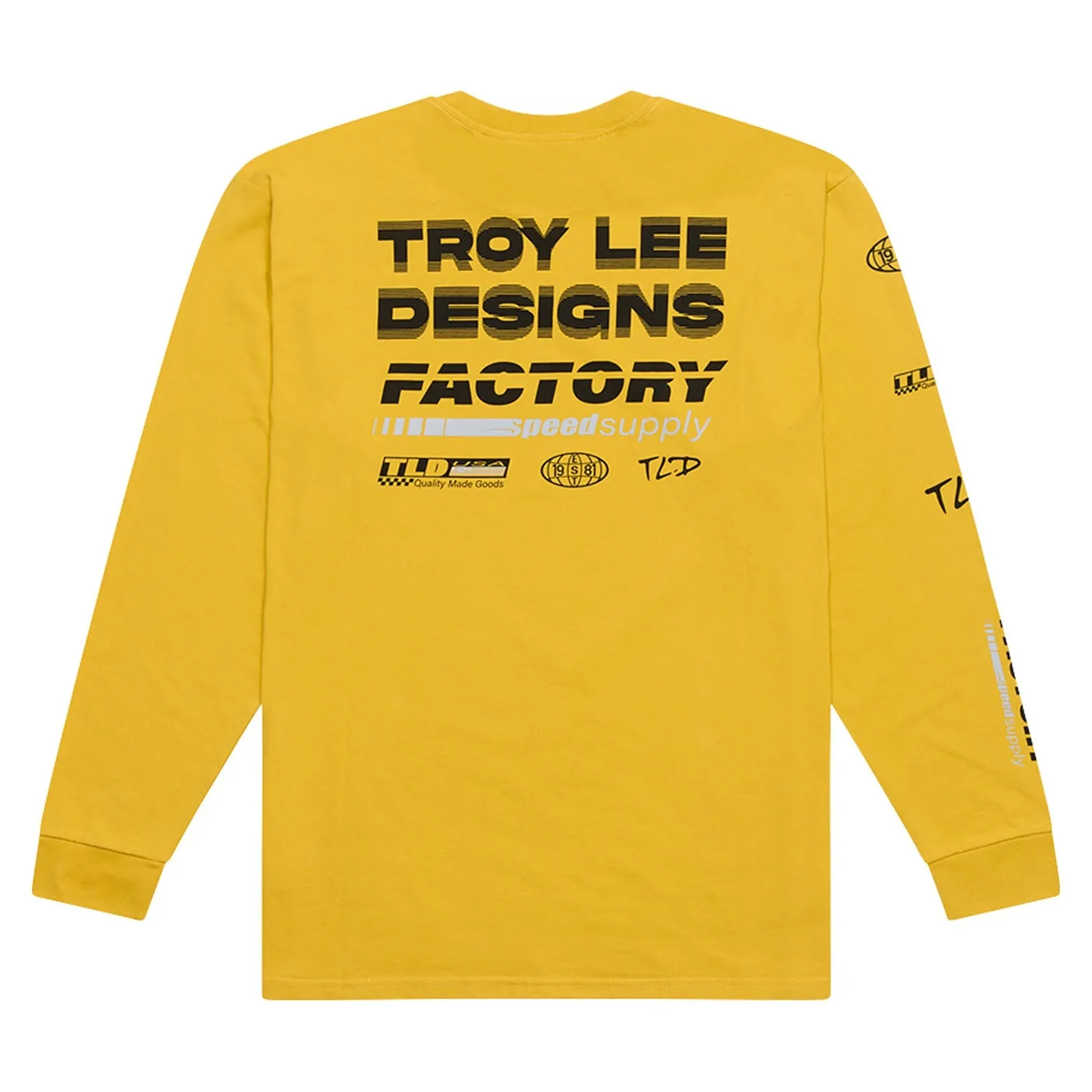 Troy Lee Designs Factory Golden maglia manica lunga cotone