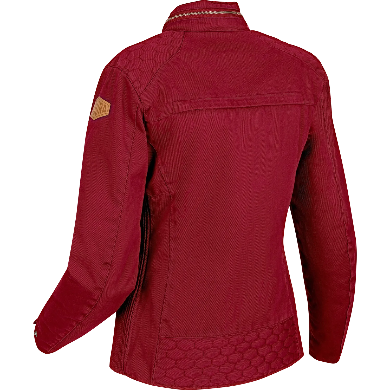Segura Lady Bahia giubbotto moto tessuto rosso