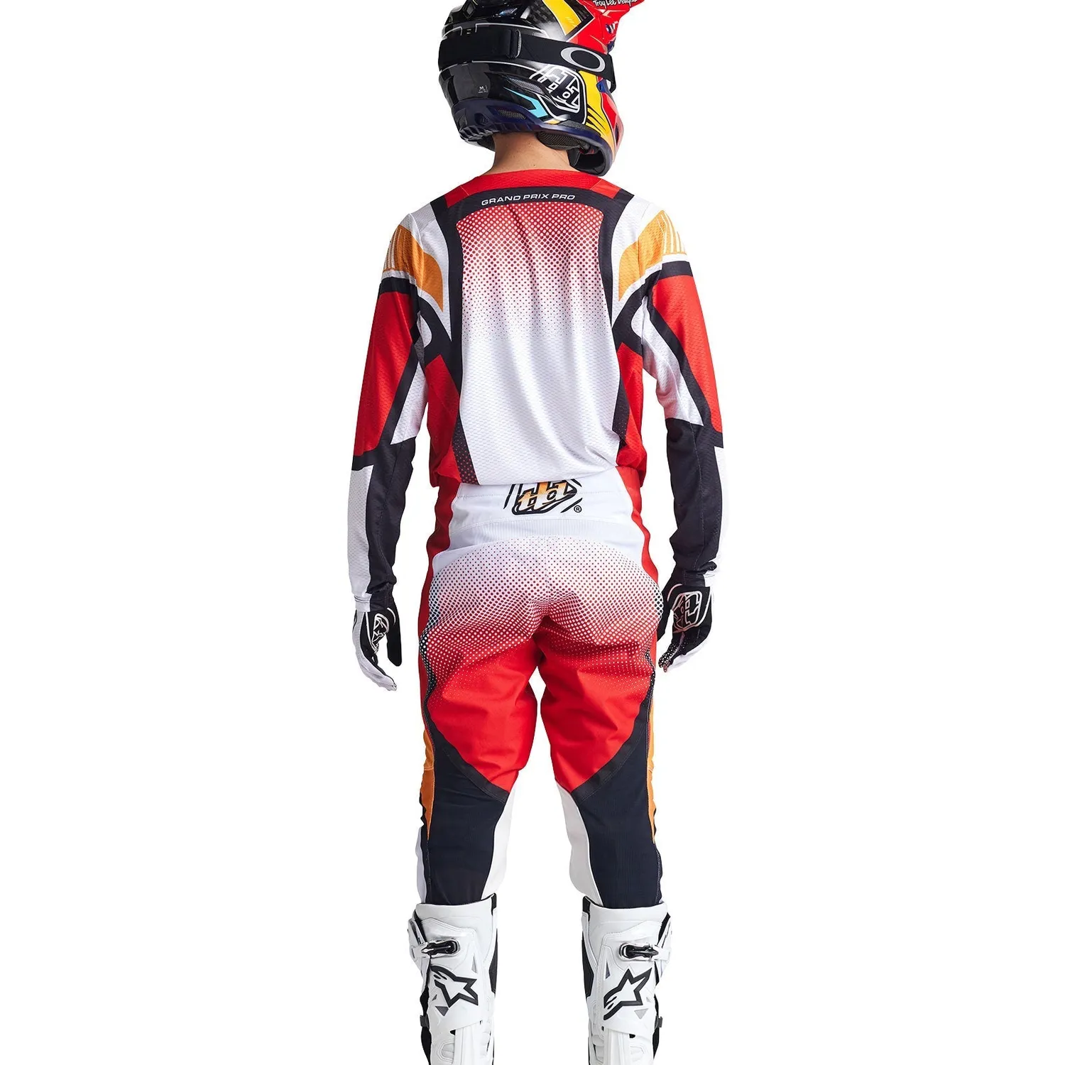 Troy Lee Designs GP Pro Air maglia moto rossa Bands