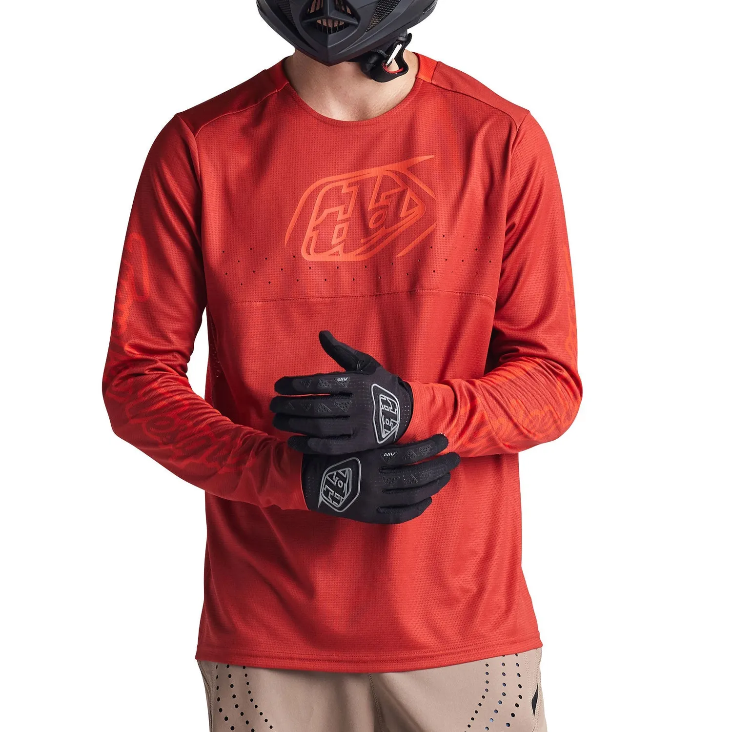 Troy Lee Designs Sprint Icon maglia mtb Fire Orange ventilata