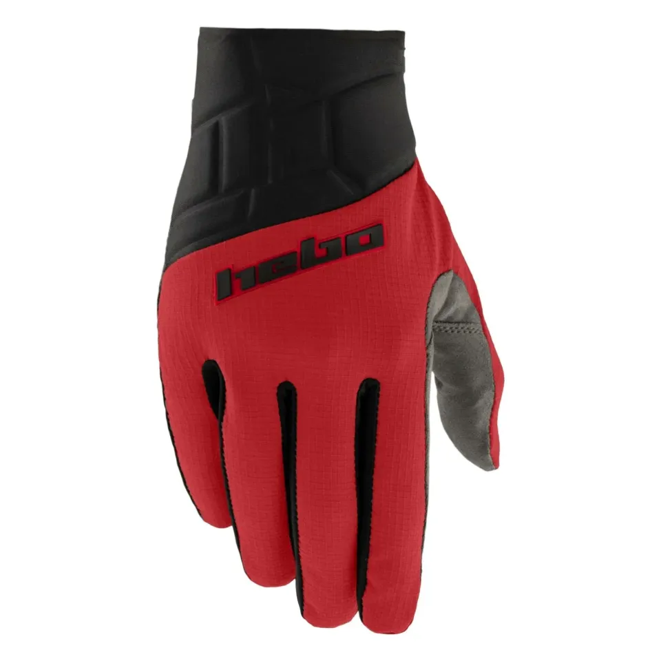 Hebo Scratch Xtreme guanti moto rossi antiscivolo