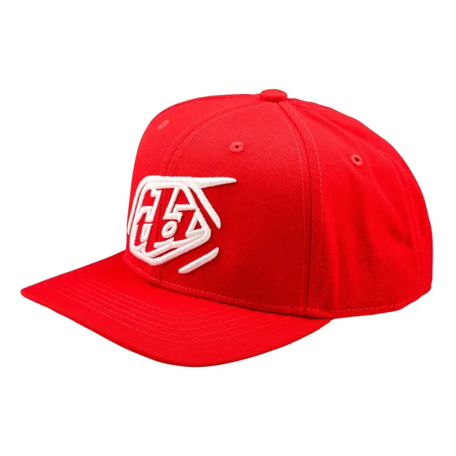 Troy Lee Designs Badge Team cappellino snapback Team Red
