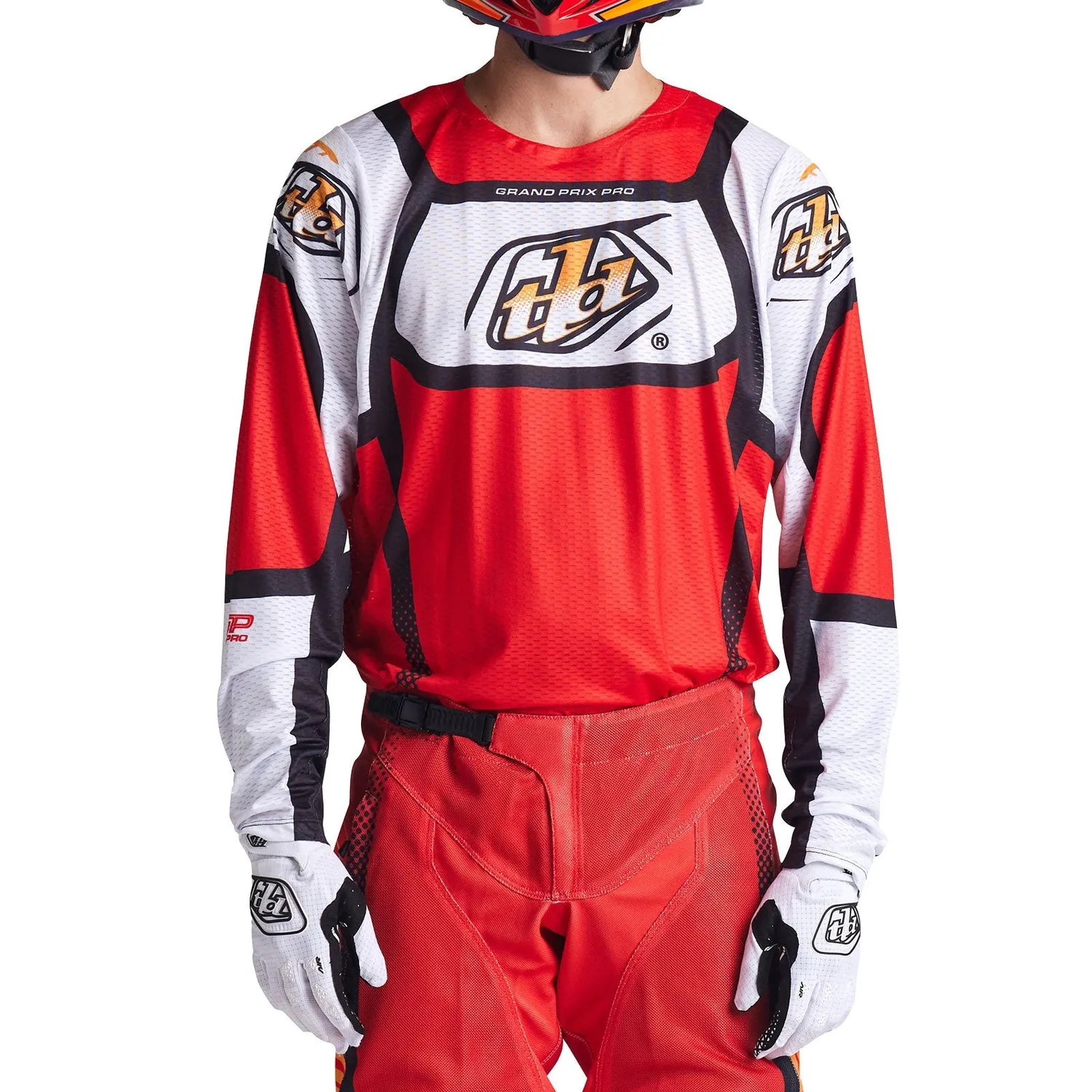 Troy Lee Designs GP Pro Air maglia moto rossa Bands