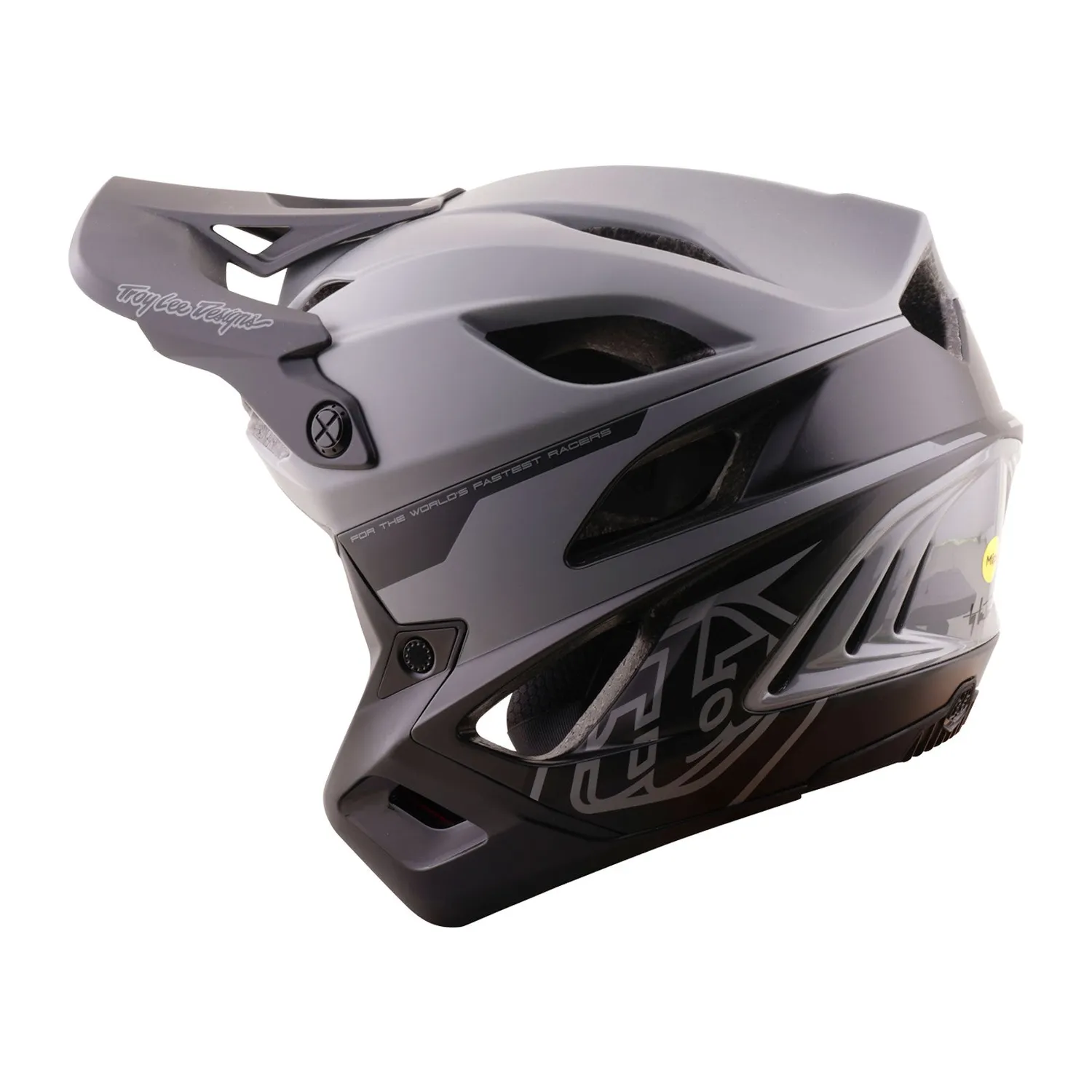 Troy Lee Designs Stage Stunt casco integrale bici grigio