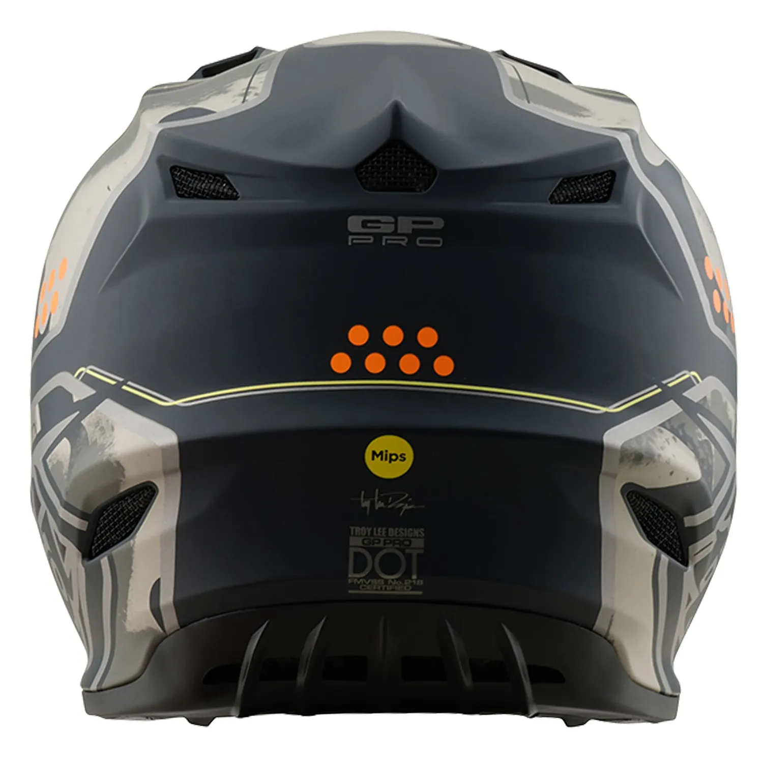 Troy Lee Designs GP Pro MIPS casco moto Nero Caper