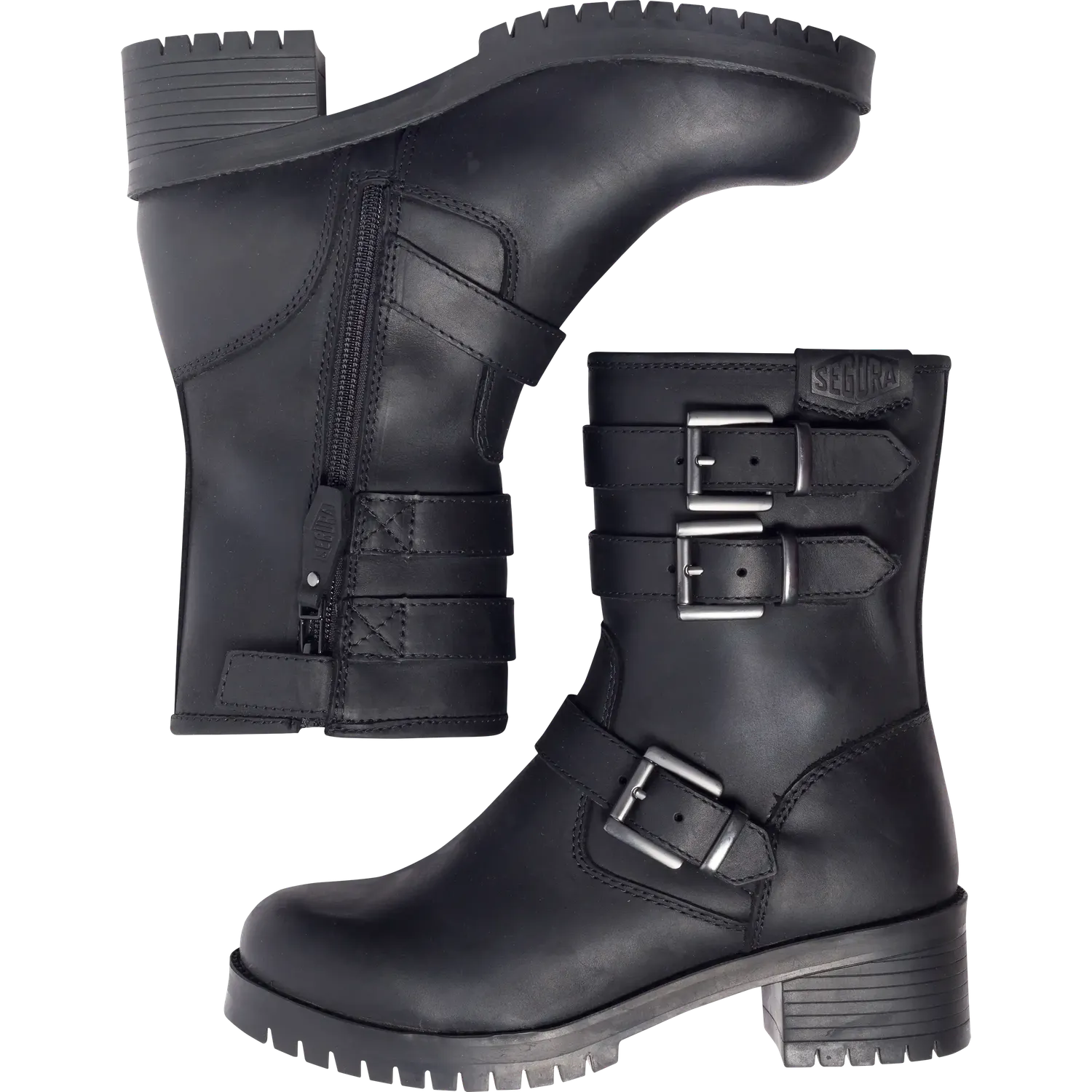 Segura Lady Camille 2 stivali moto donna pelle nero idro