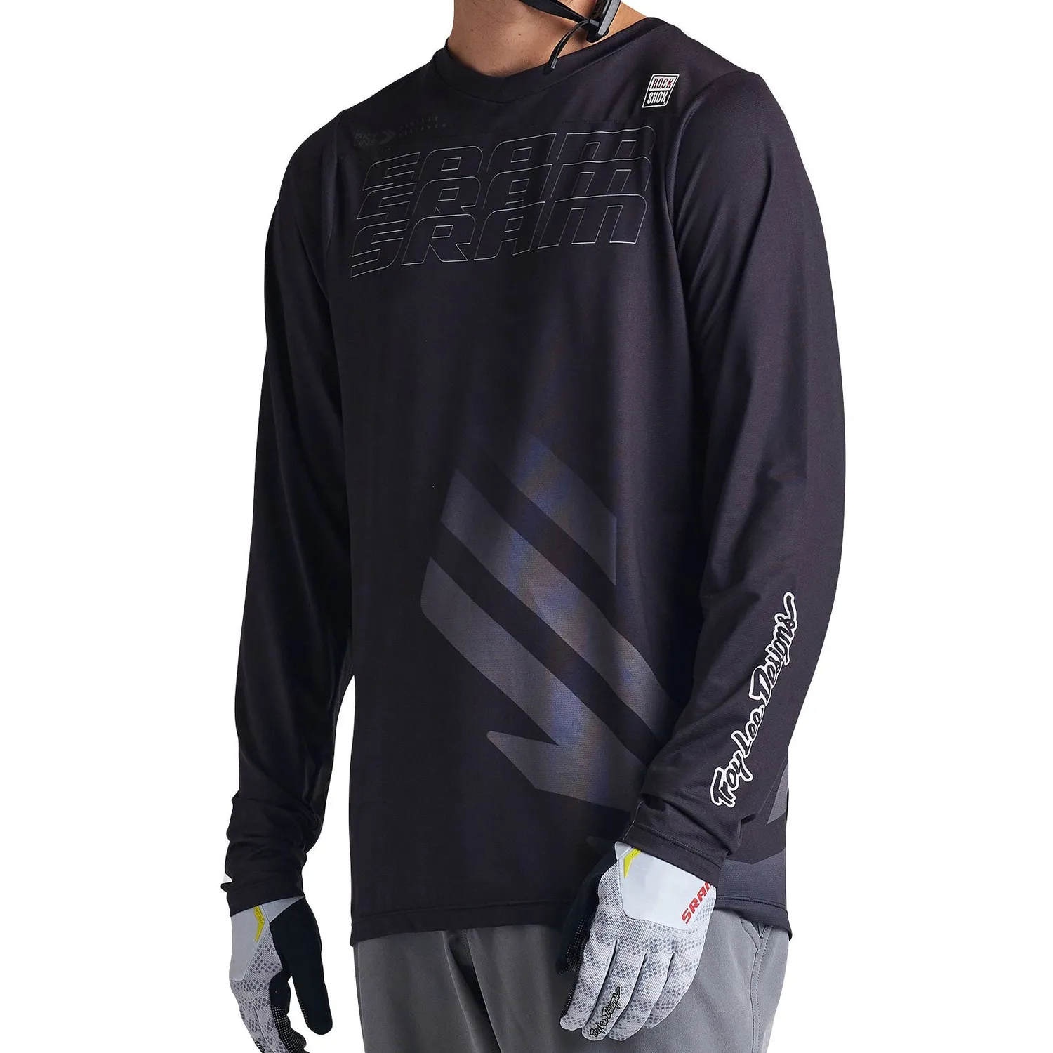 Troy Lee Designs Skyline LS SRAM Eagle One maglia MTB nera