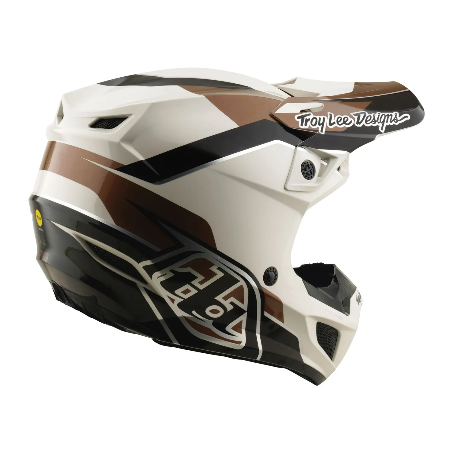 Troy Lee Designs SE5 Polycarbonate Stand Pumice casco moto MIPS