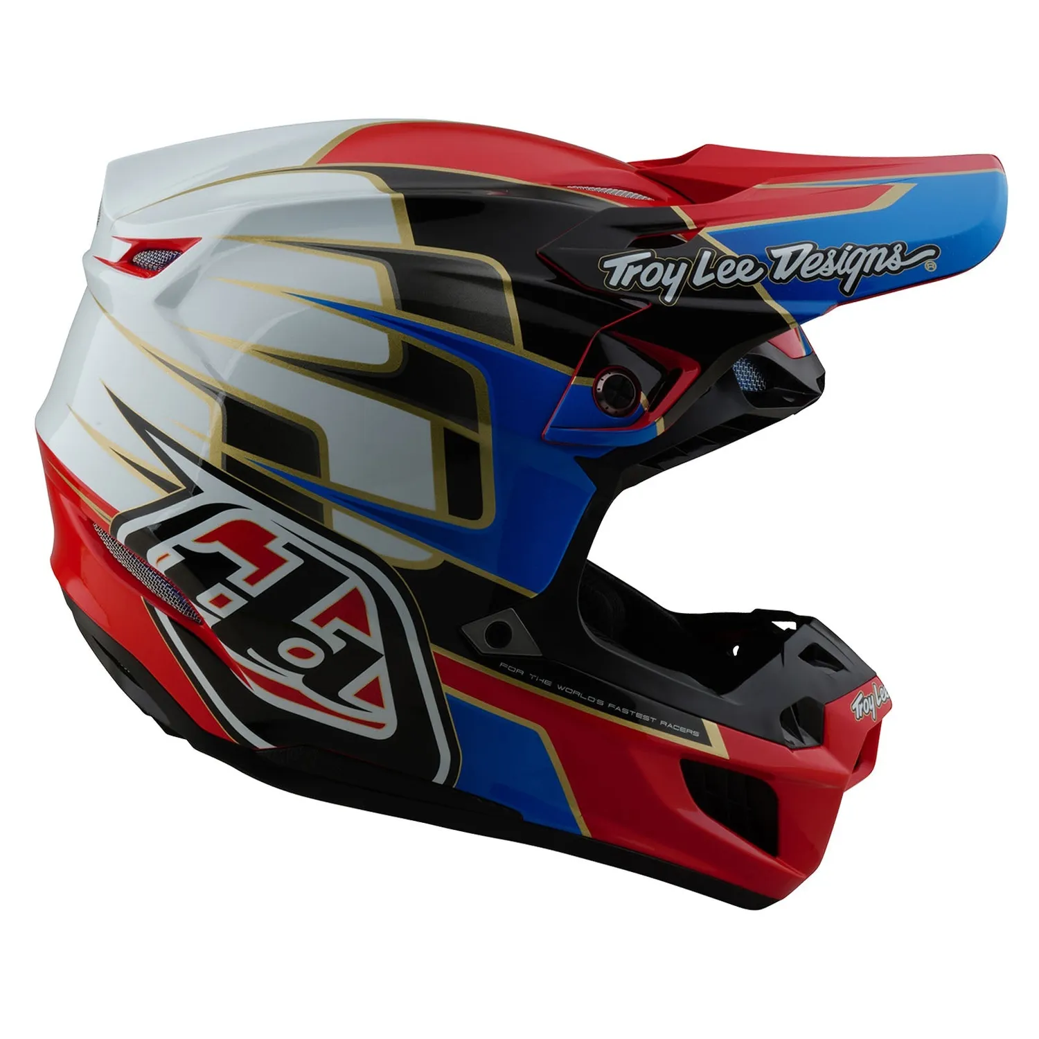 Troy Lee Designs SE5 Composite Casco Cross Rosso MIPS