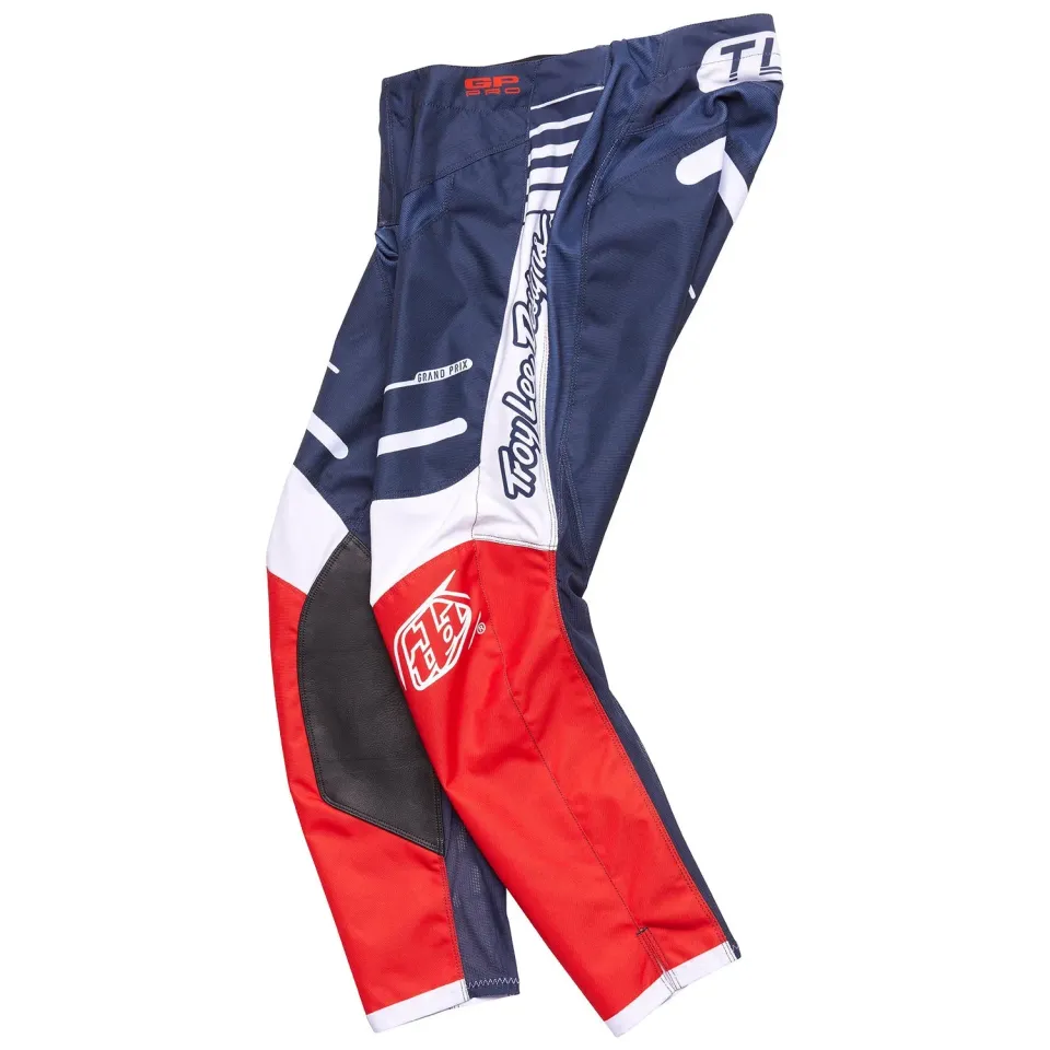 Troy Lee Designs GP Pro Pantaloni Moto Bambino Navy Orange Ventilati
