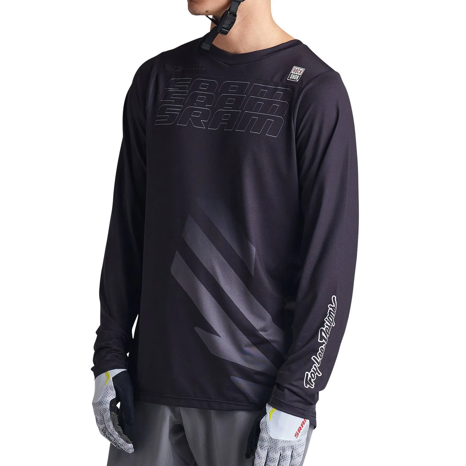 Troy Lee Designs Skyline LS SRAM Eagle One maglia MTB nera