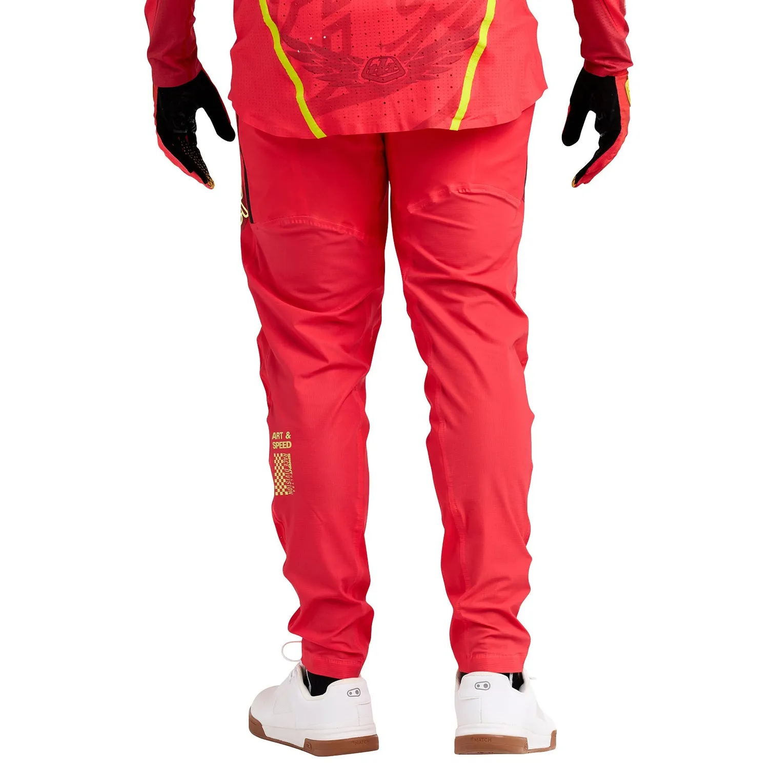 Troy Lee Designs Sprint Ultra Pantaloni MTB Ghostwing Infra Red DH