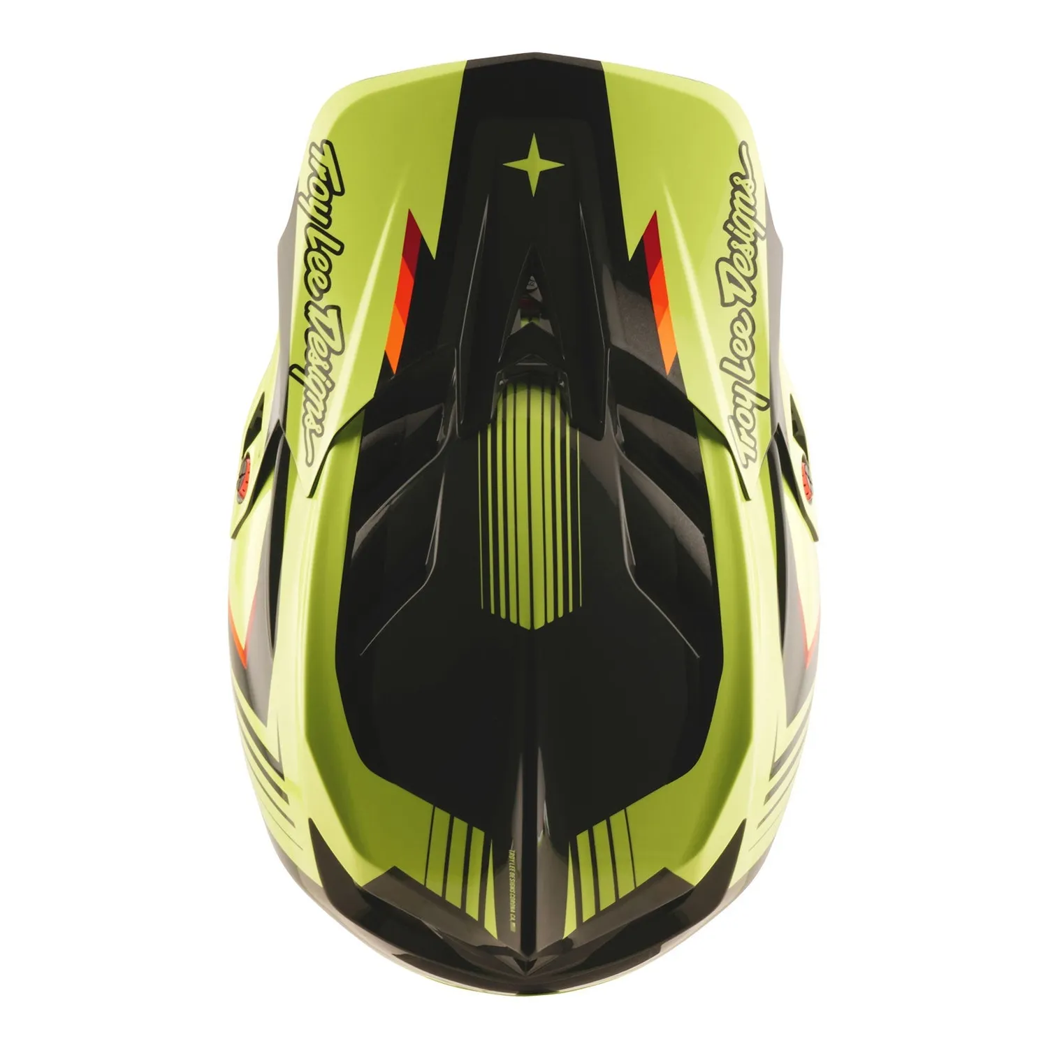Troy Lee Designs D4 Polyacrylite casco bici Black Yellow MIPS