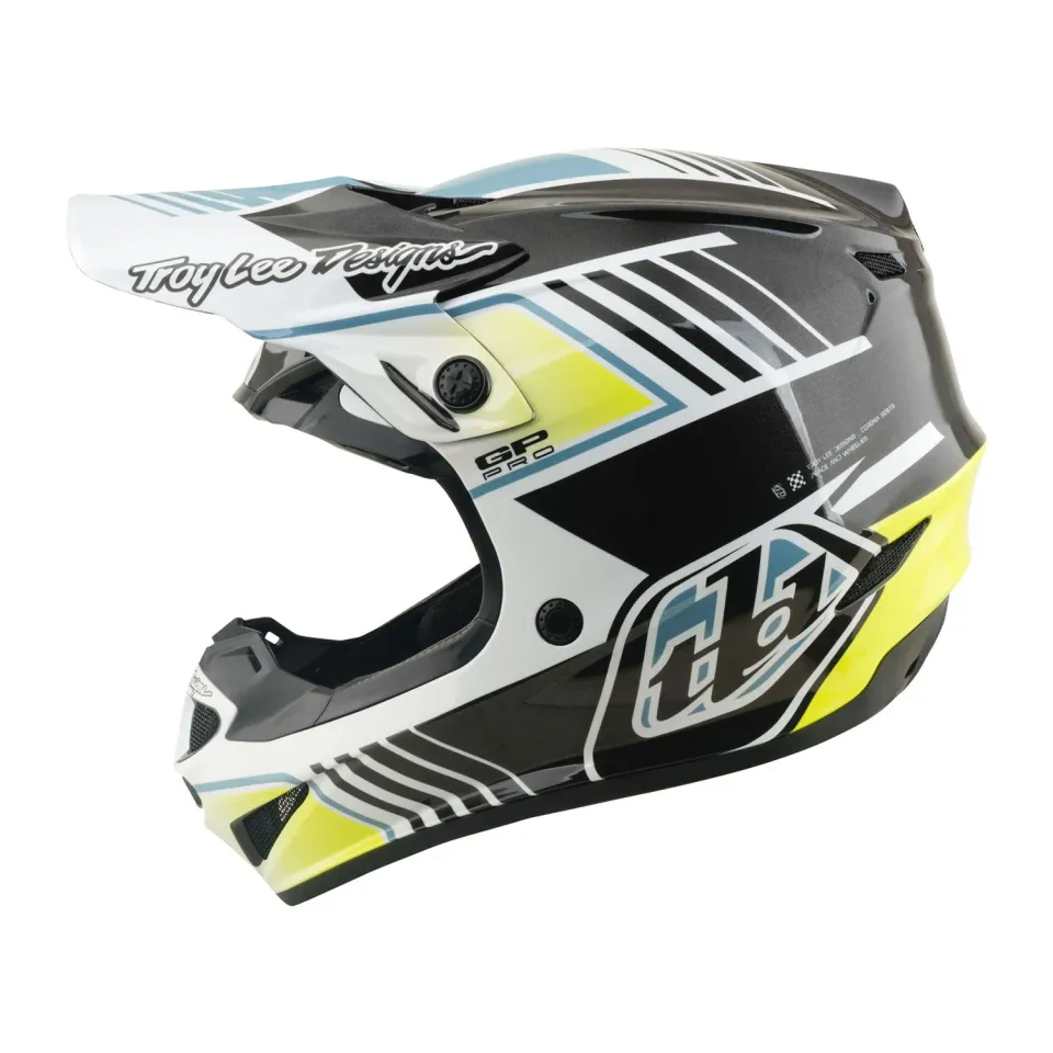 Troy Lee Designs GP Pro Youth casco moto grigio