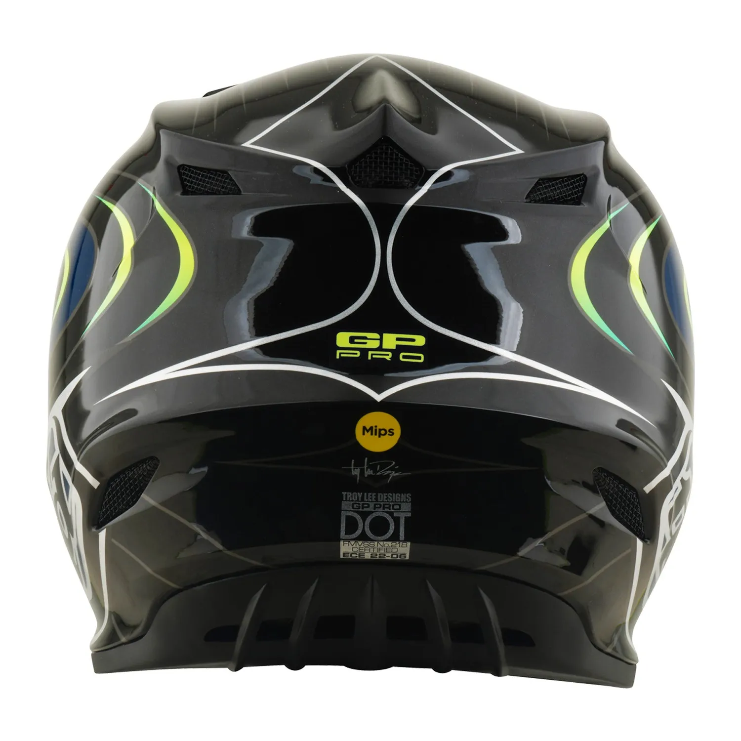 Troy Lee Designs GP Pro Slides casco moto ragazzo nero