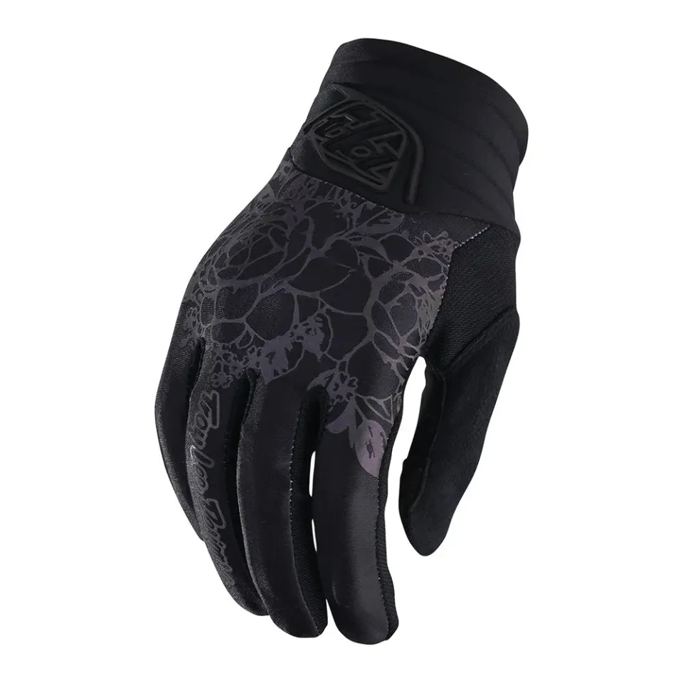 Troy Lee Designs Luxe guanti bici donna neri floreali