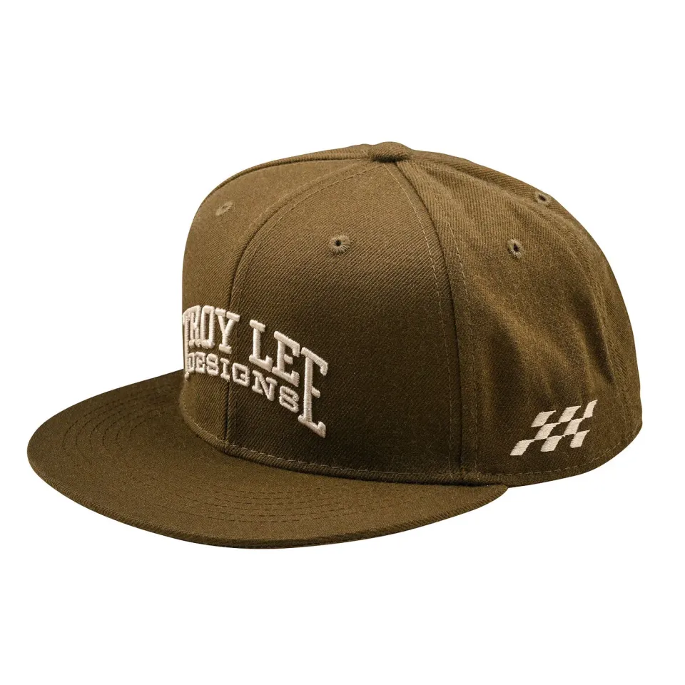 Troy Lee Designs Scholar Olive cappellino snapback taglia unica