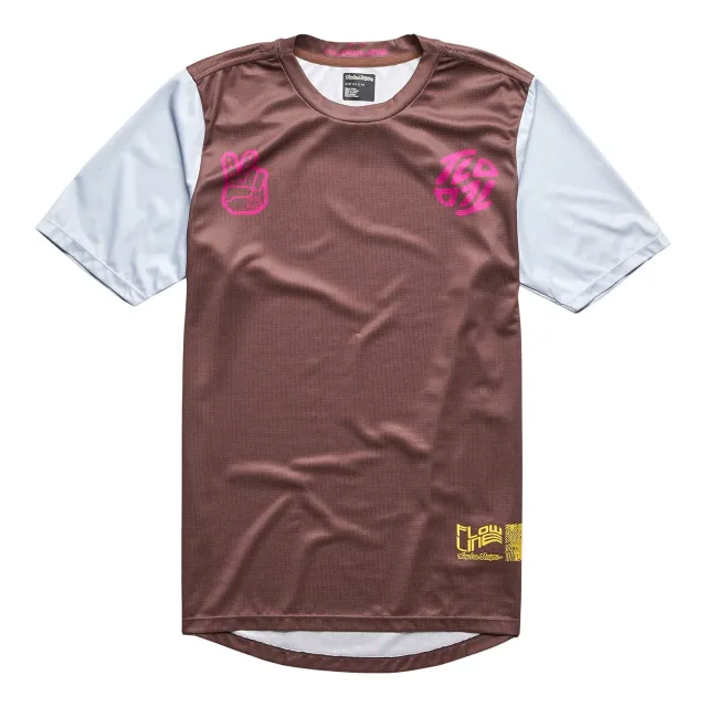 Troy Lee Designs Flowline maglia bici bambino Chocolate