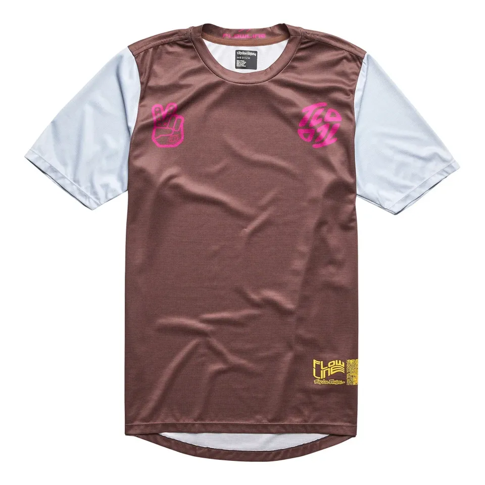 Troy Lee Designs Flowline maglia bici bambino Chocolate