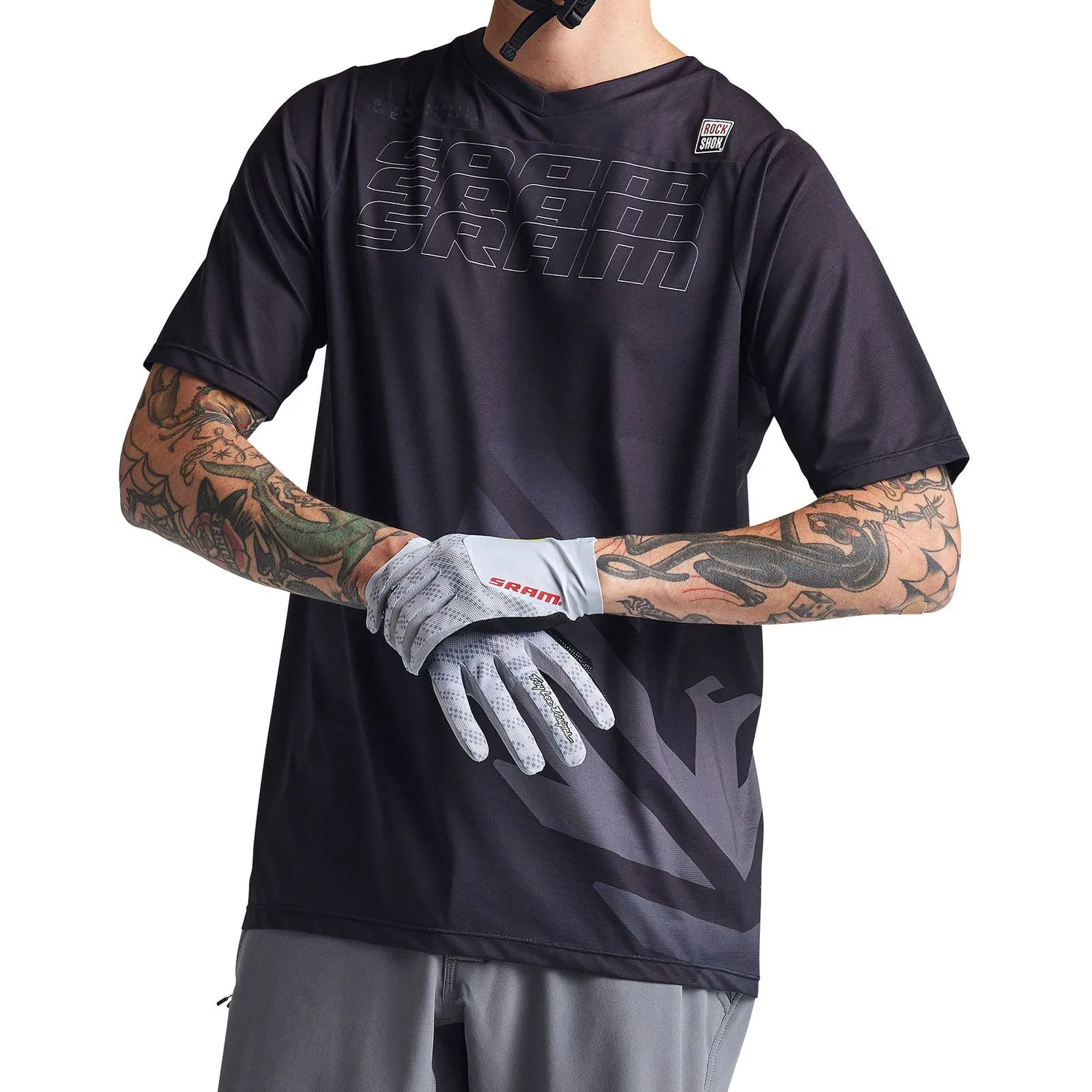 Troy Lee Designs Skyline SRAM Eagle One maglia mtb Black manica corta