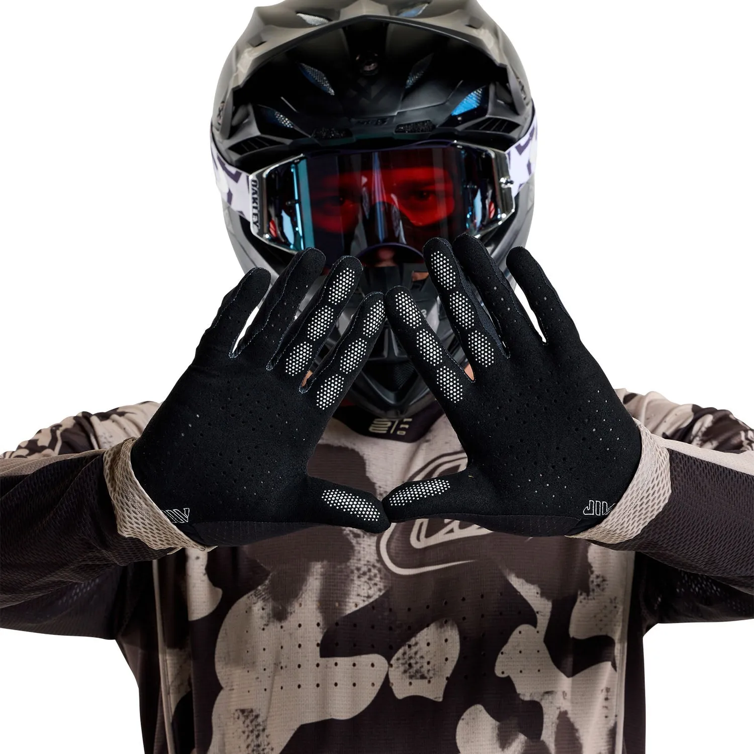 Troy Lee Designs Air Mono guanti moto Black ventilati