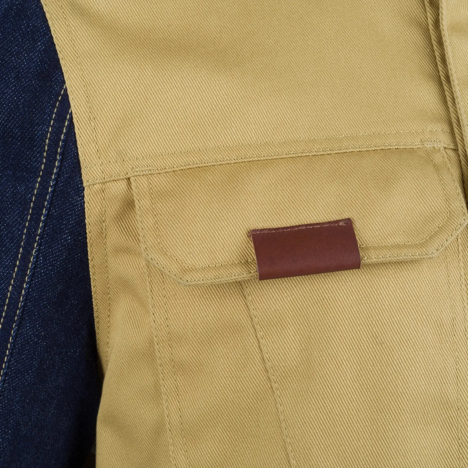 Segura Osborn giacca moto uomo beige blu impermeabile