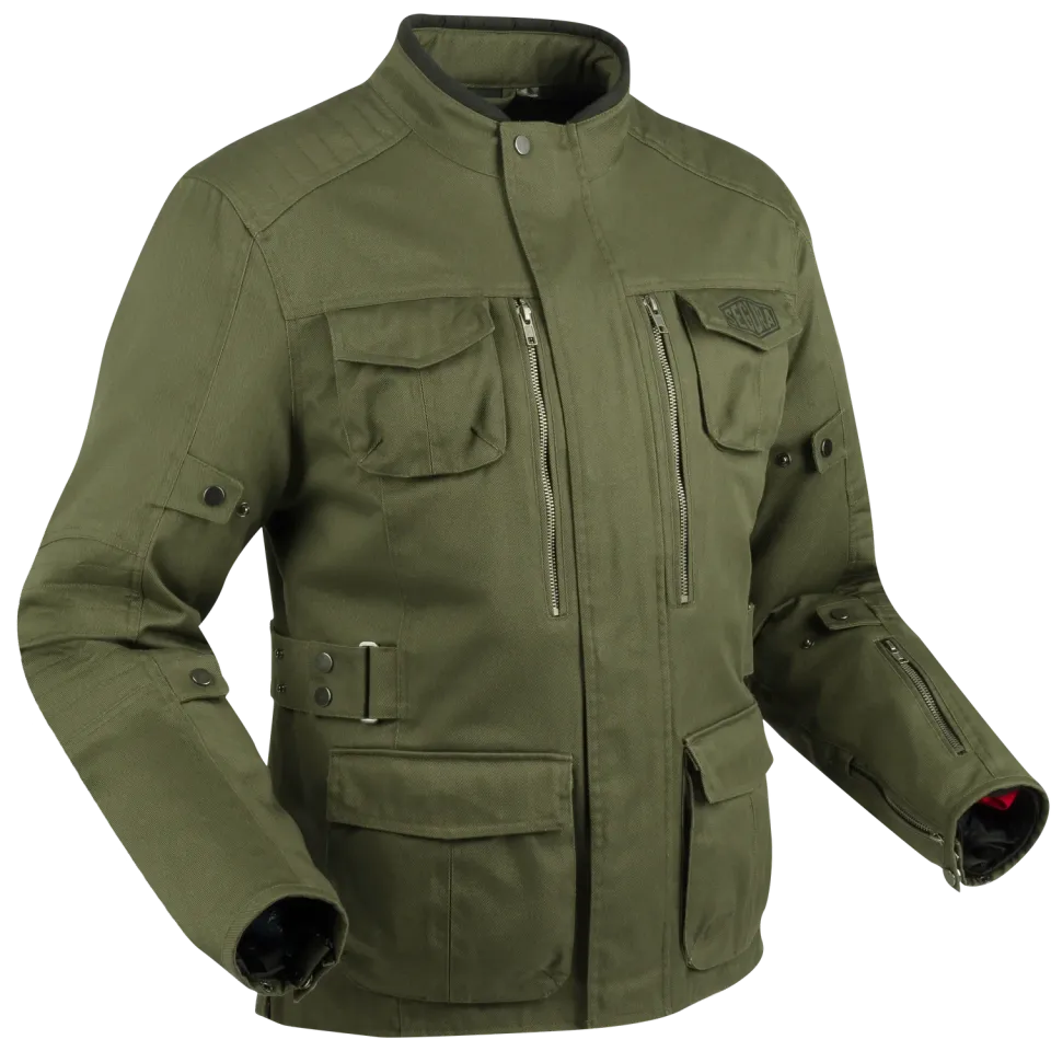 Segura Escape Bora giacca moto kaki traspirante S-4XL