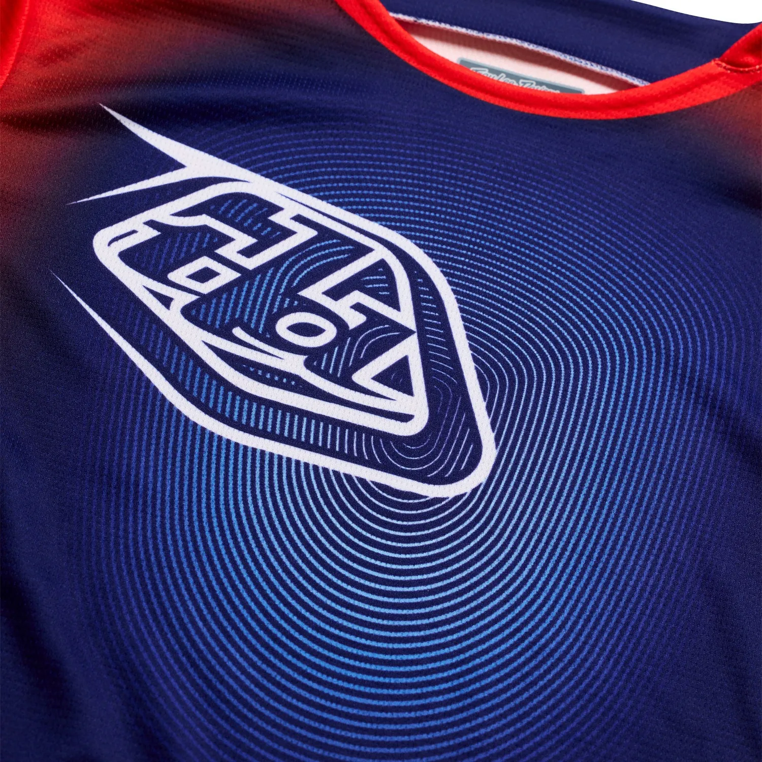 Troy Lee Designs GP Pro maglia moto blu arancio ventilata