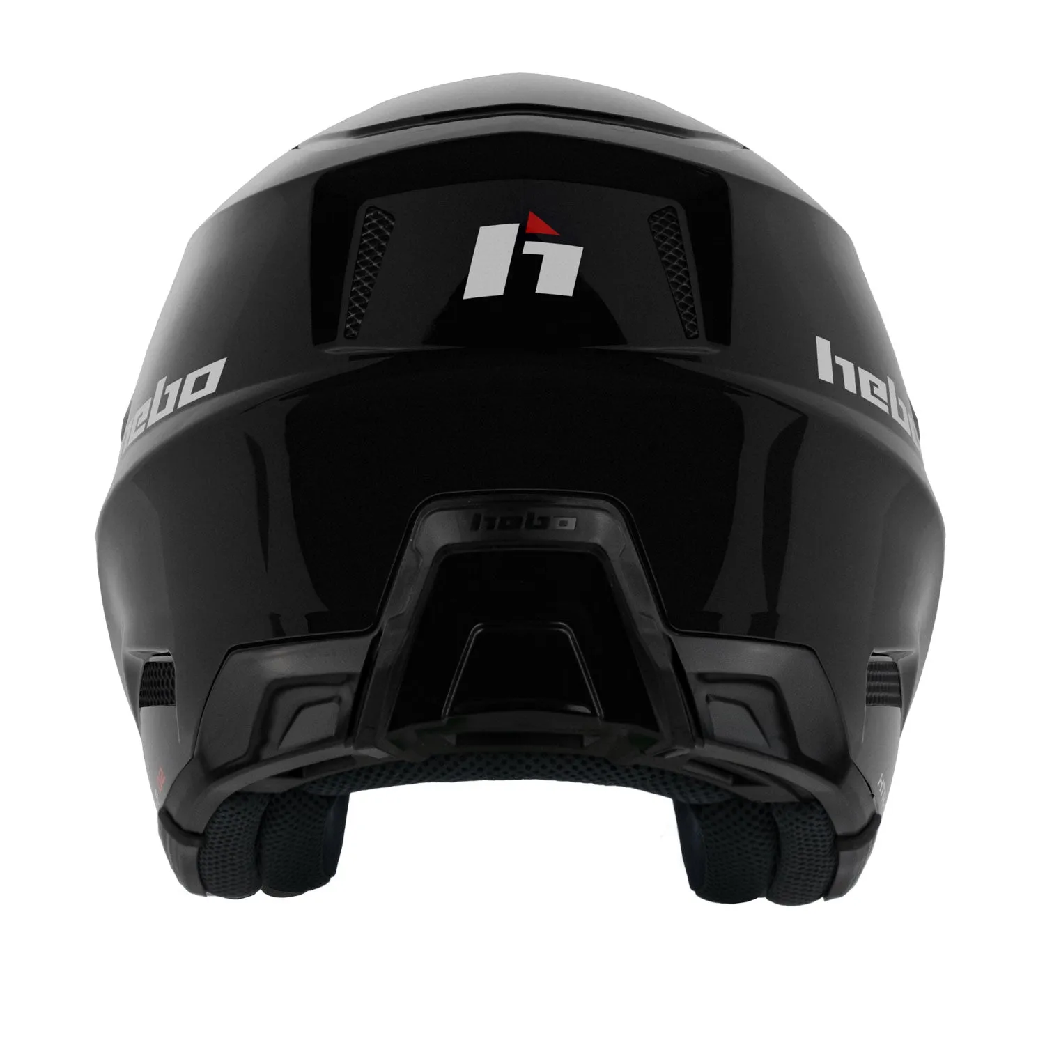 Hebo Zone Pro Monocolor casco trial nero fibra 1050 g